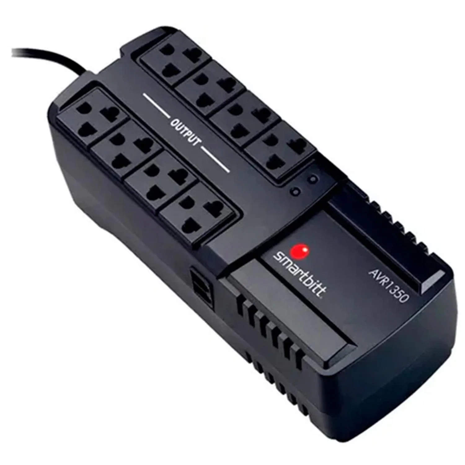 Producto Reacondicionado Regulador De Voltaje SMARTBITT Supresor de Picos 8 Contactos SBAVR1350-RF - Image 4