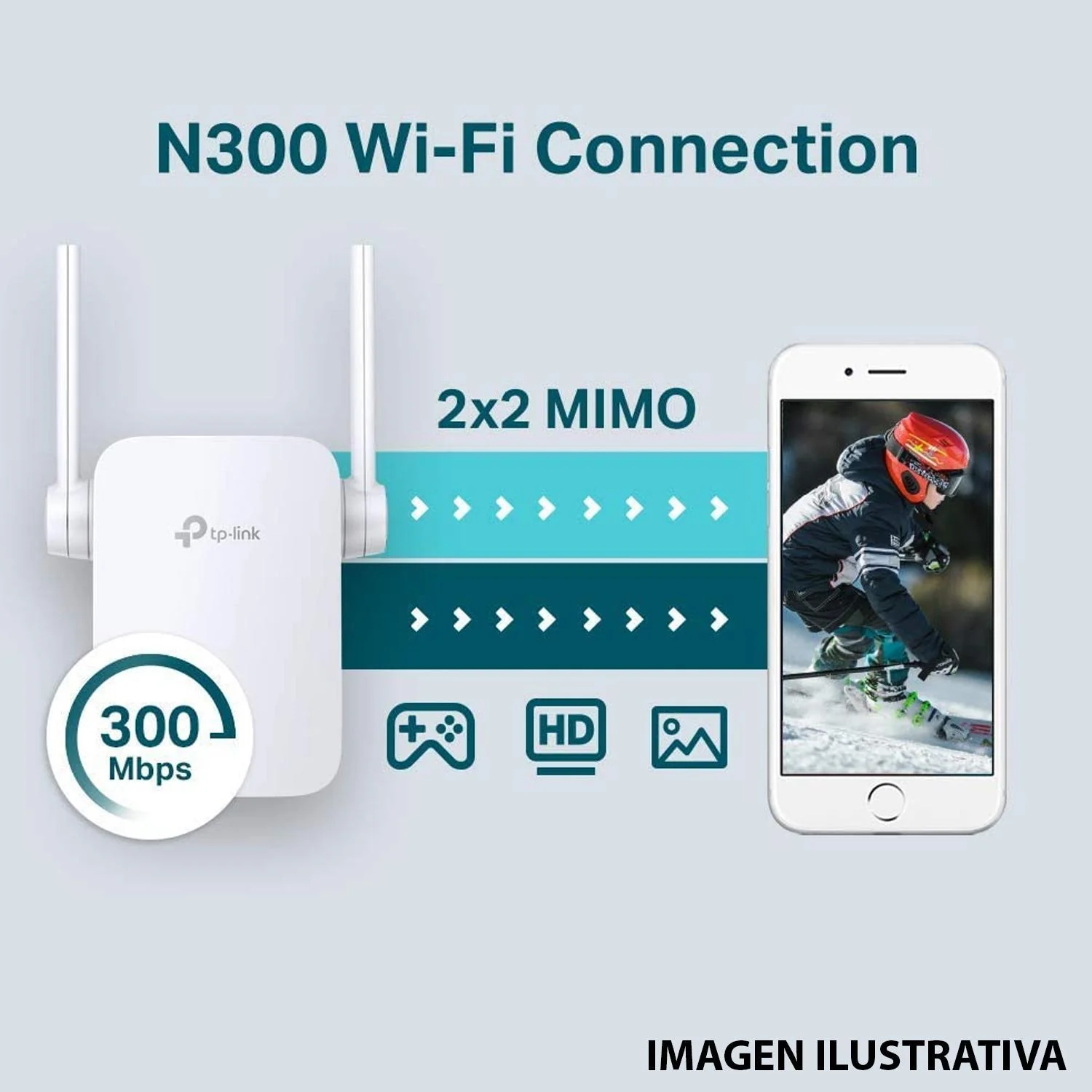 Repetidor inalambrico TP-LINK TL-WA855RE N300 2.4Ghz 300Mbps - Image 5