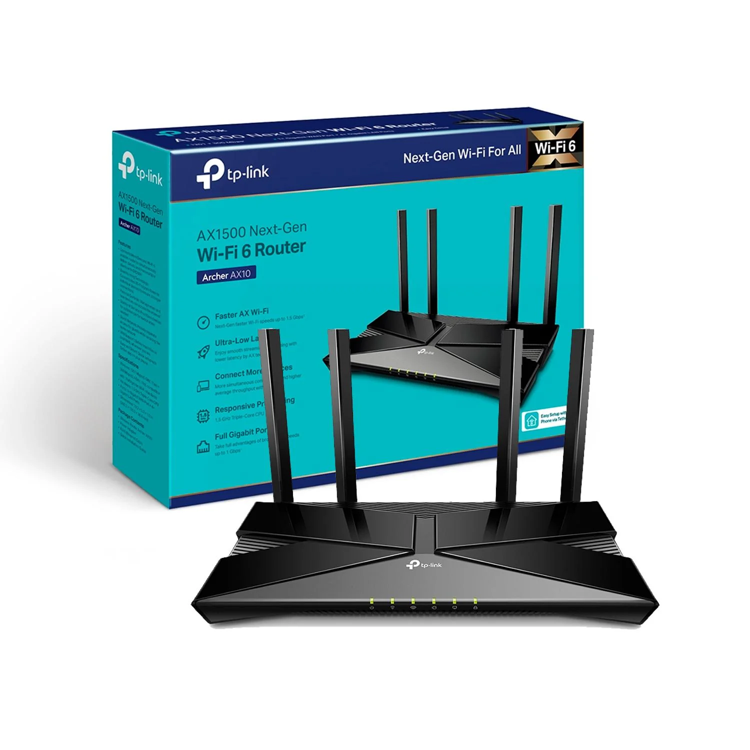 Router Inalambrico GAMER TP-LINK ARCHER AX10 Dual Band 802.11ax 1500Mbps - Image 6