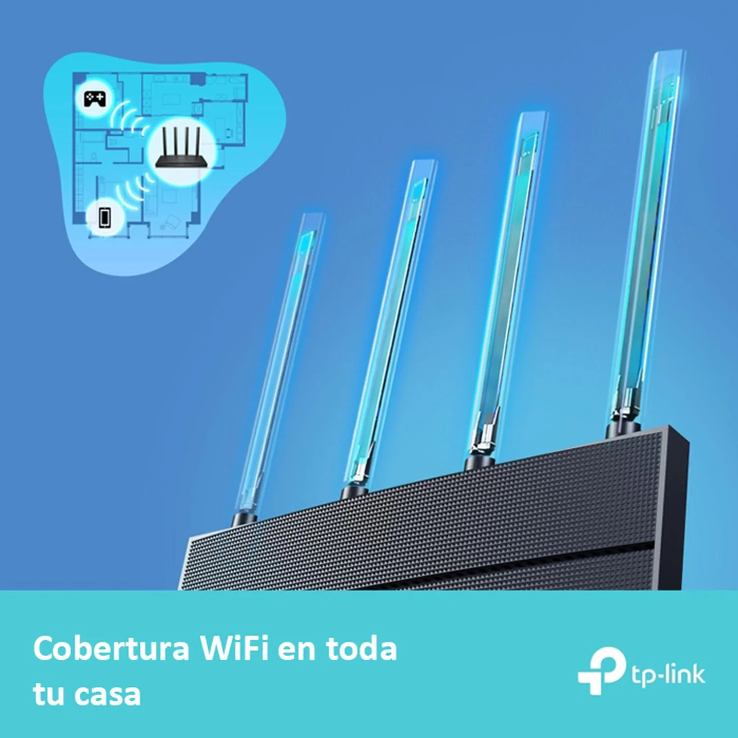 Router Inalambrico TP-LINK ARCHER AX12 AX1500 Dual Band WiFi 6 802.11 - Image 4