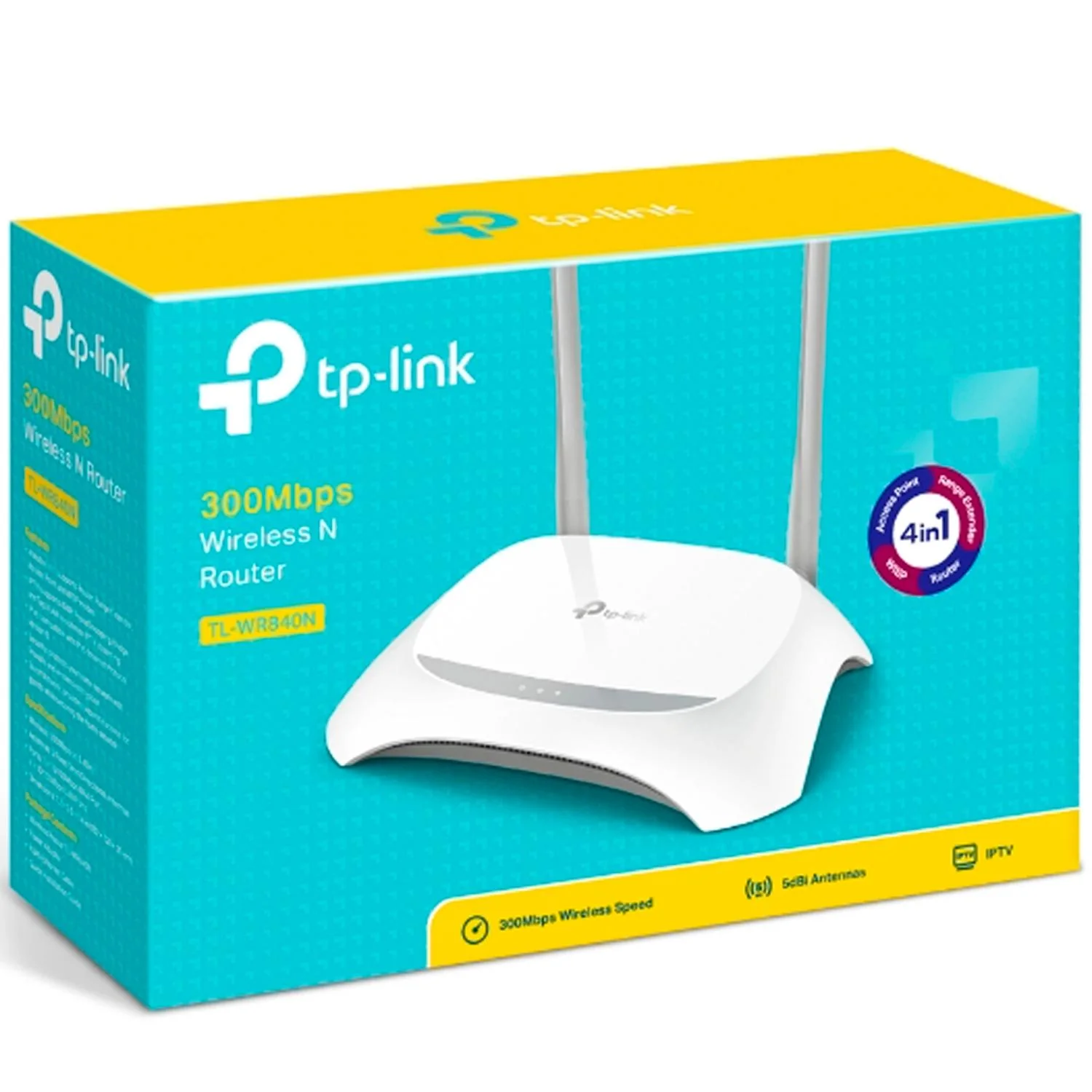 Router inalambrico TP-LINK TL-WR840N 2.4Ghz multimodo Wisp 300Mbps - Image 4