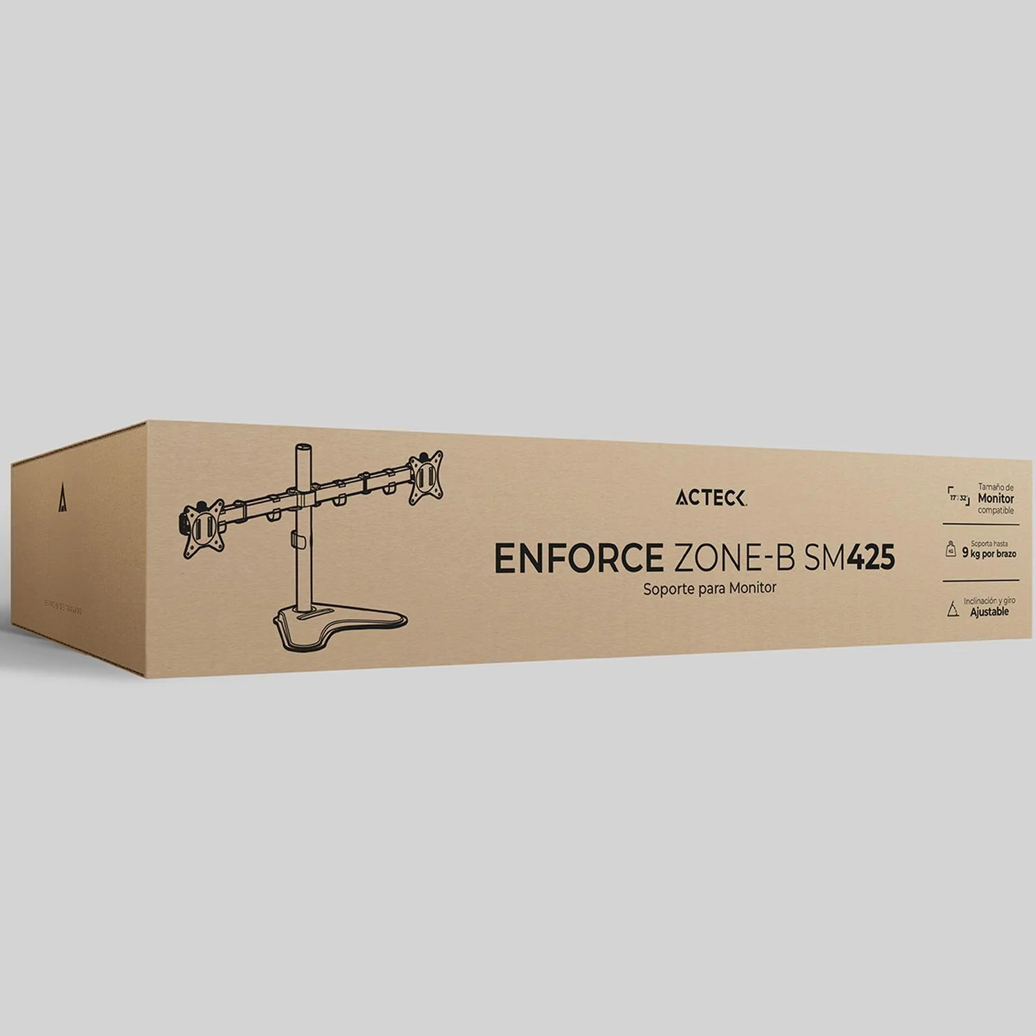 Soporte Articulado para Dos Monitores ENFORCE ZONE-B SM425 Hasta 32 pulgadas Inclinación y Giro Ajustable Base para Teléfono AC-939683 - Image 6