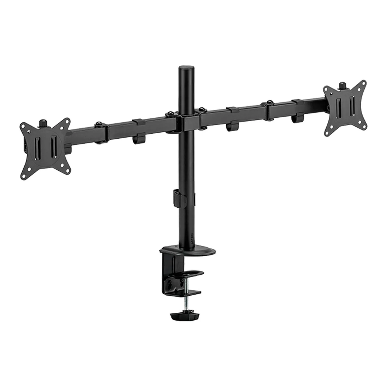 Soporte de Escritorio ACTECK ENFORCE ZONE SM490 Para Monitor Doble Ajustable Negro AC-934602