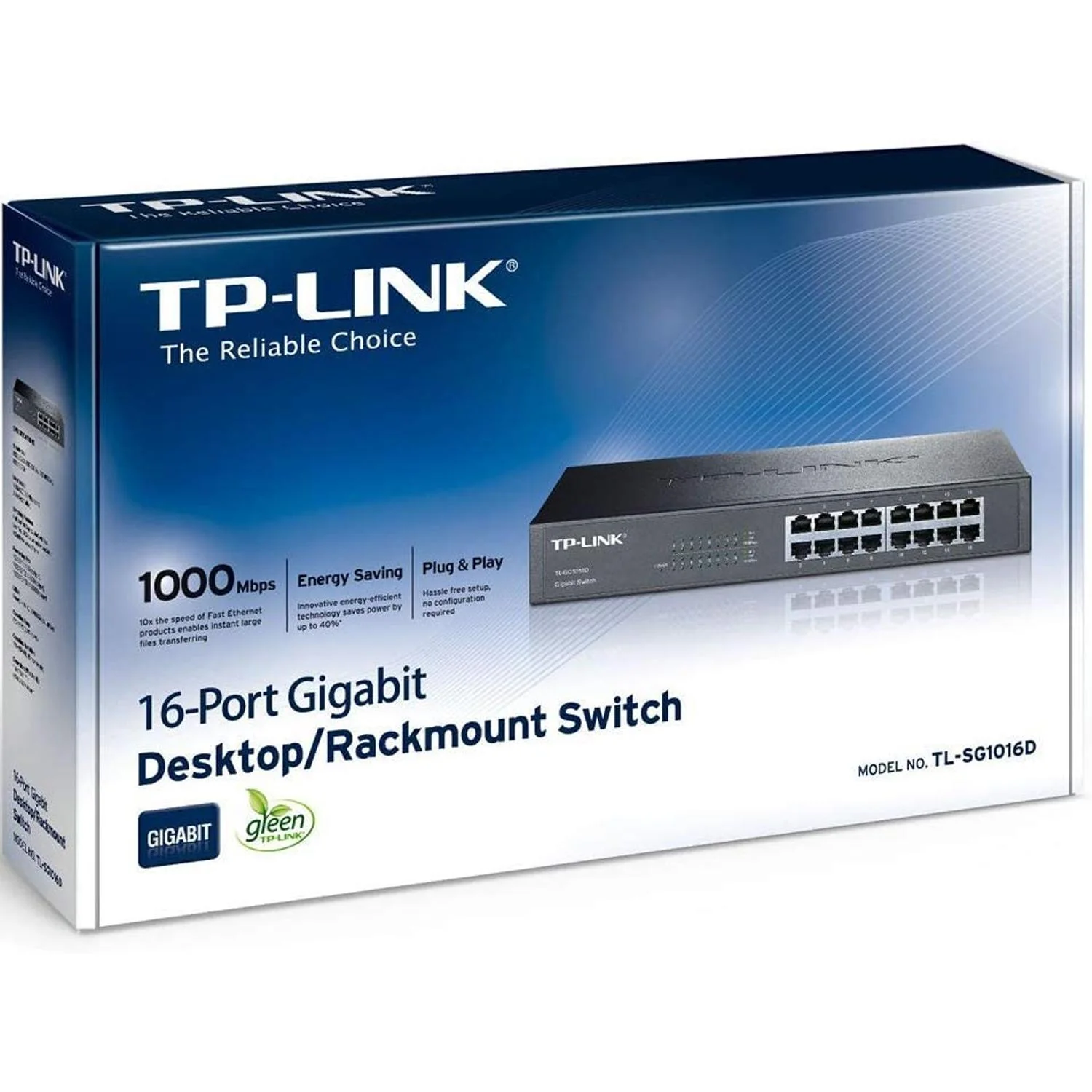 Switch TP-LINK TL-SG1016D 16 Puertos Gigabit Ethernet 10/100/1000 - Image 3