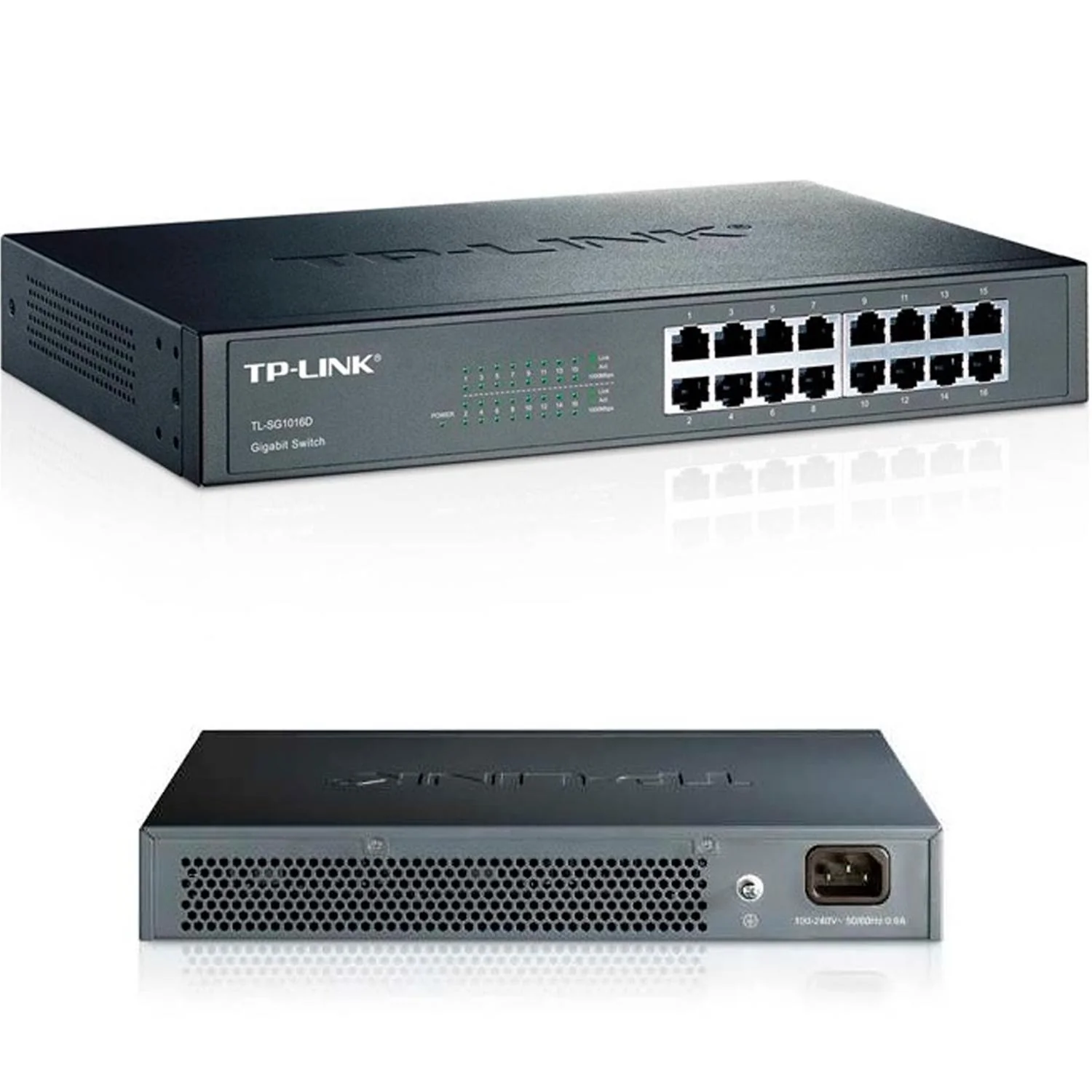 Switch TP-LINK TL-SG1016D 16 Puertos Gigabit Ethernet 10/100/1000 - Image 4