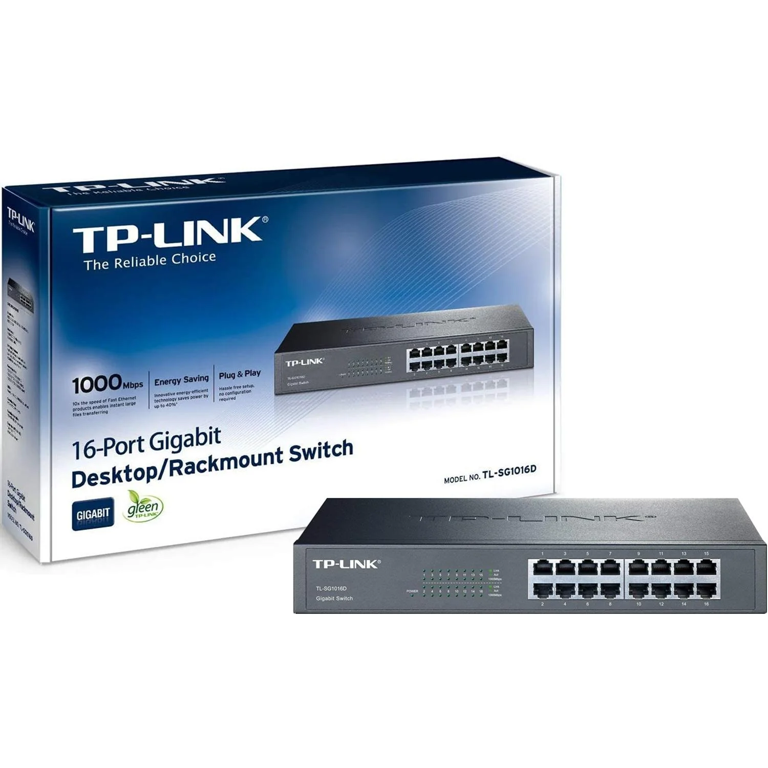 Switch TP-LINK TL-SG1016D 16 Puertos Gigabit Ethernet 10/100/1000 - Image 5