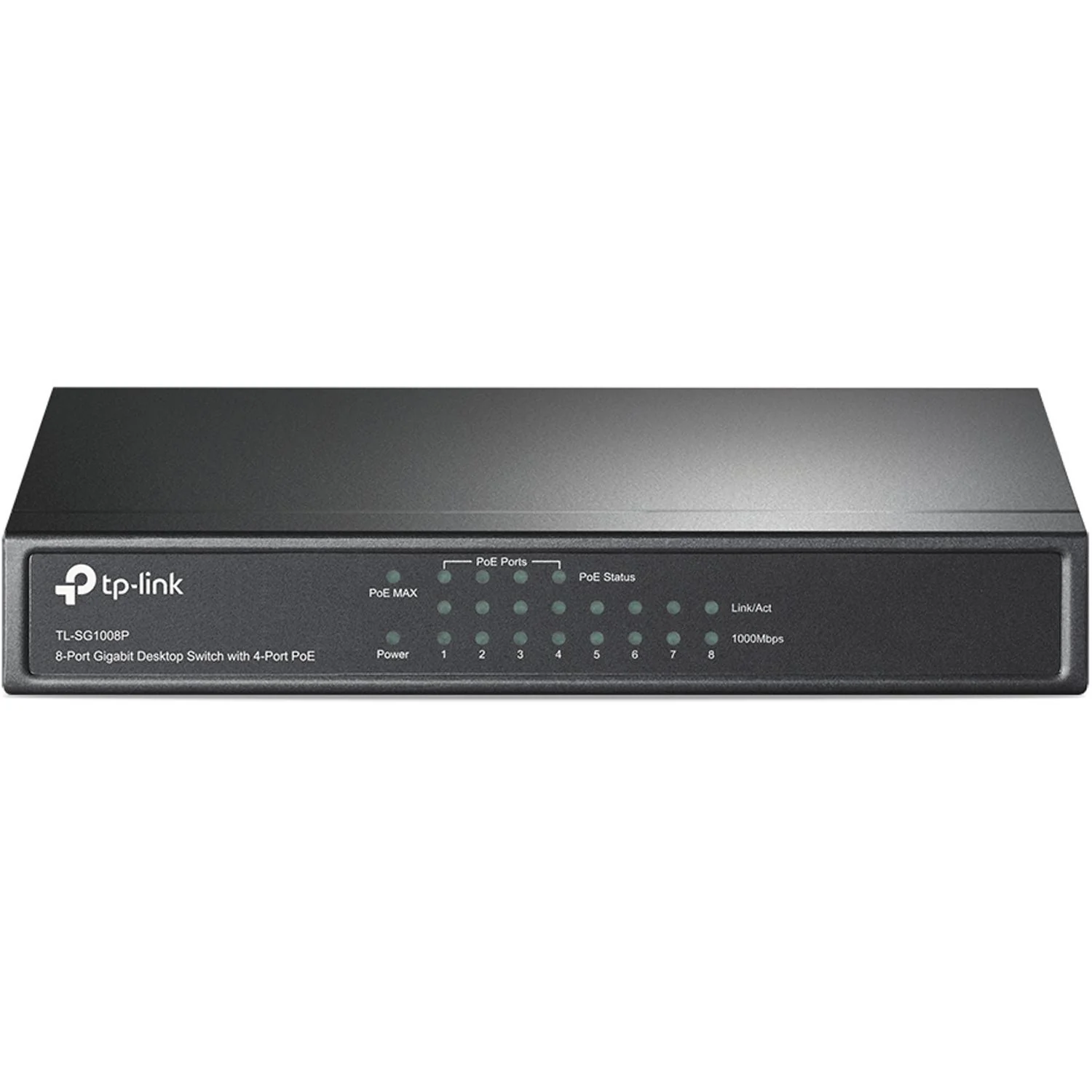 Switch TP-LINK TL-SG1008P 8 Puertos Gigabit Ethernet 10/100/1000Mbps PoE 802.3af