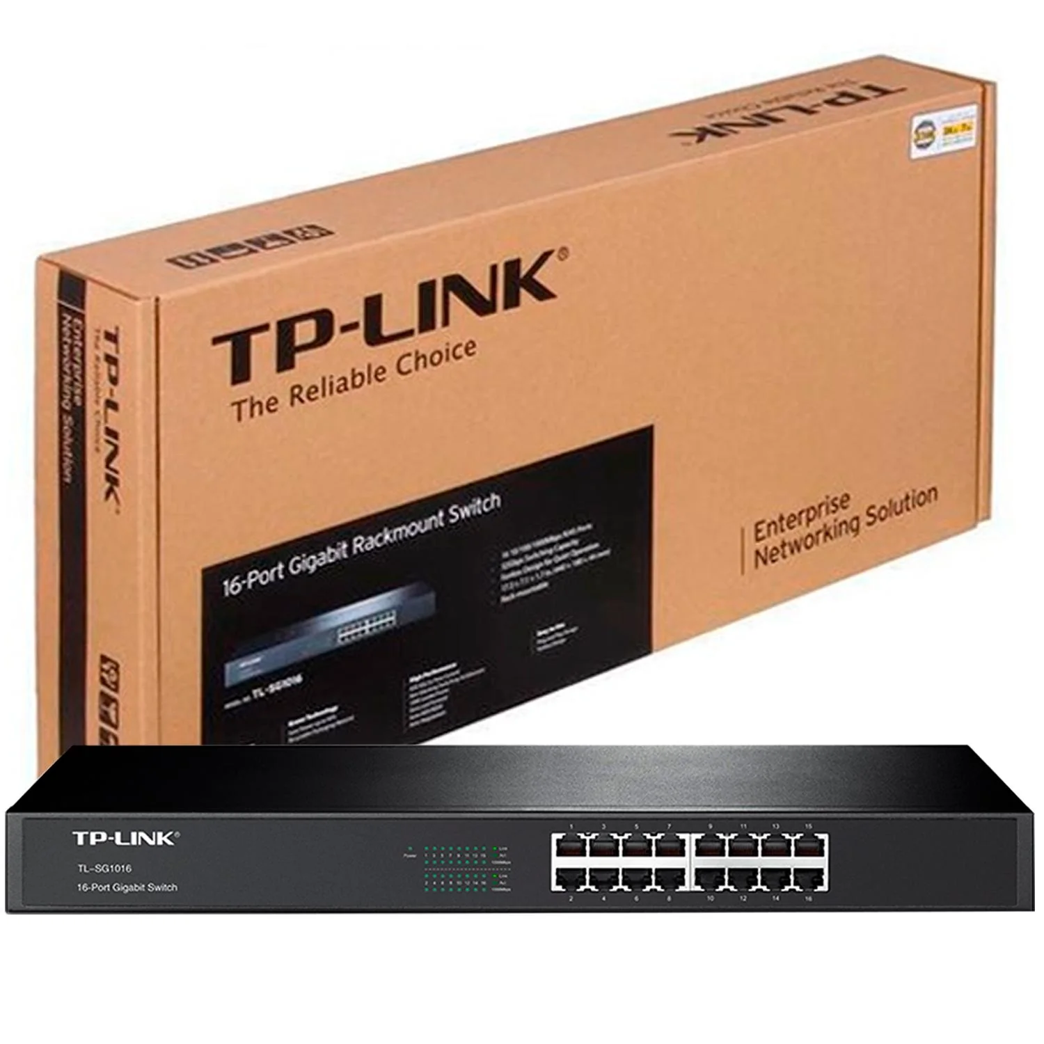 Switch TP-LINK TL-SG1016 16 Puertos Gigabit RJ45 10/100/1000 Mbps - Image 5