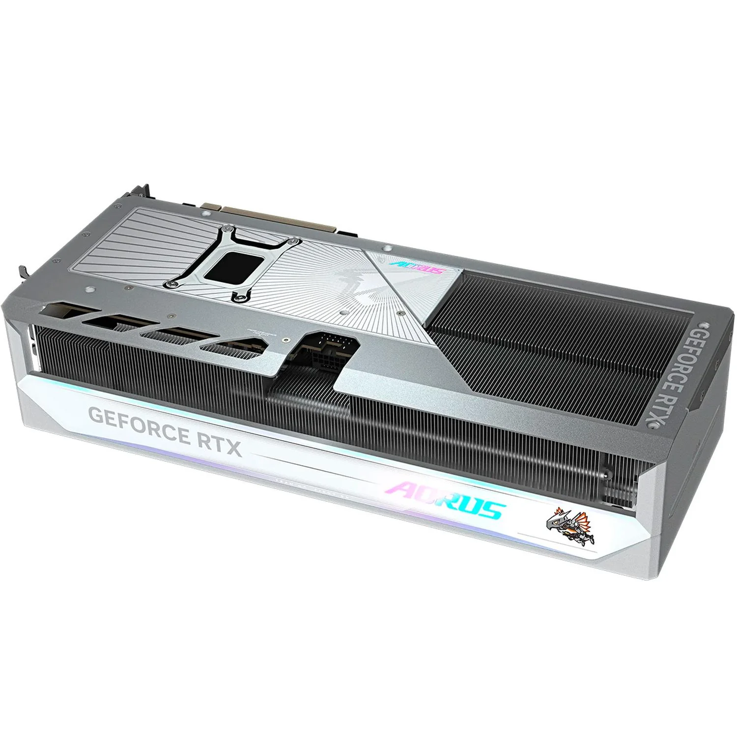 Tarjeta de Video AORUS GeForce RTX 5080 MASTER ICE 16GB GDDR7 GV-N5080AORUSM ICE-16GD 3 Fan RGB DLSS 4 PCI Express 5.0 - Image 3