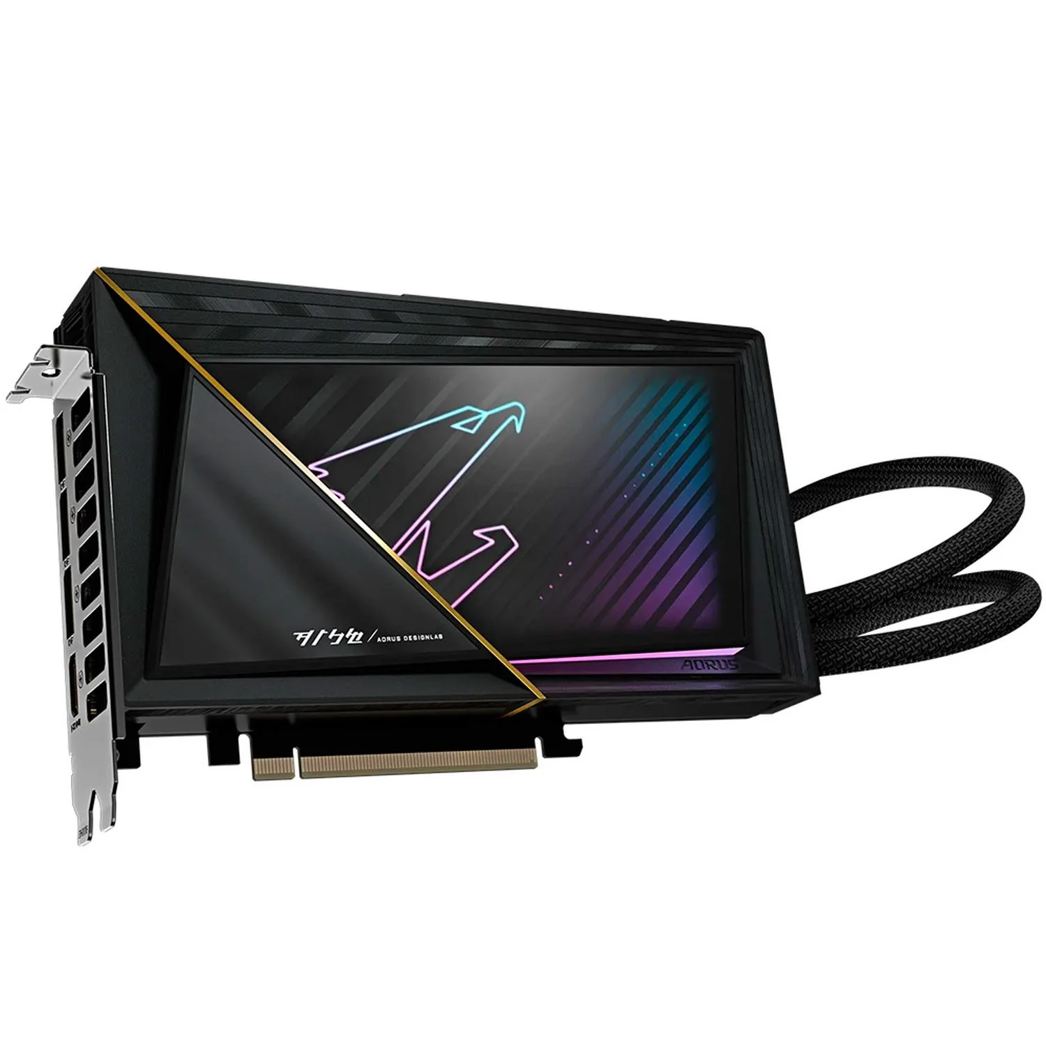 Tarjeta de Video AORUS GeForce RTX 5080 XTREME WATERFORCE 16GB GDDR7 GV-N5080AORUSX W-16GD 3 Fan RGB DLSS 4 PCI Express 5.0 - Image 4