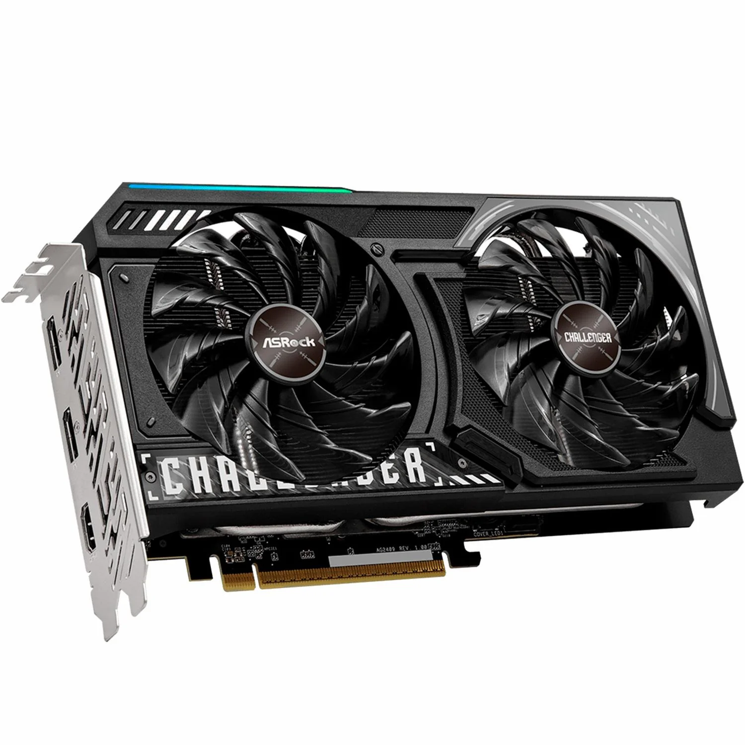 Tarjeta de Video ASROCK Radeon RX 9060 XT Challenger OC 8GB GDDR6 RX9060XT CL 8GO 2 Fan RDNA 4 PCI Express 5.0 - Image 3