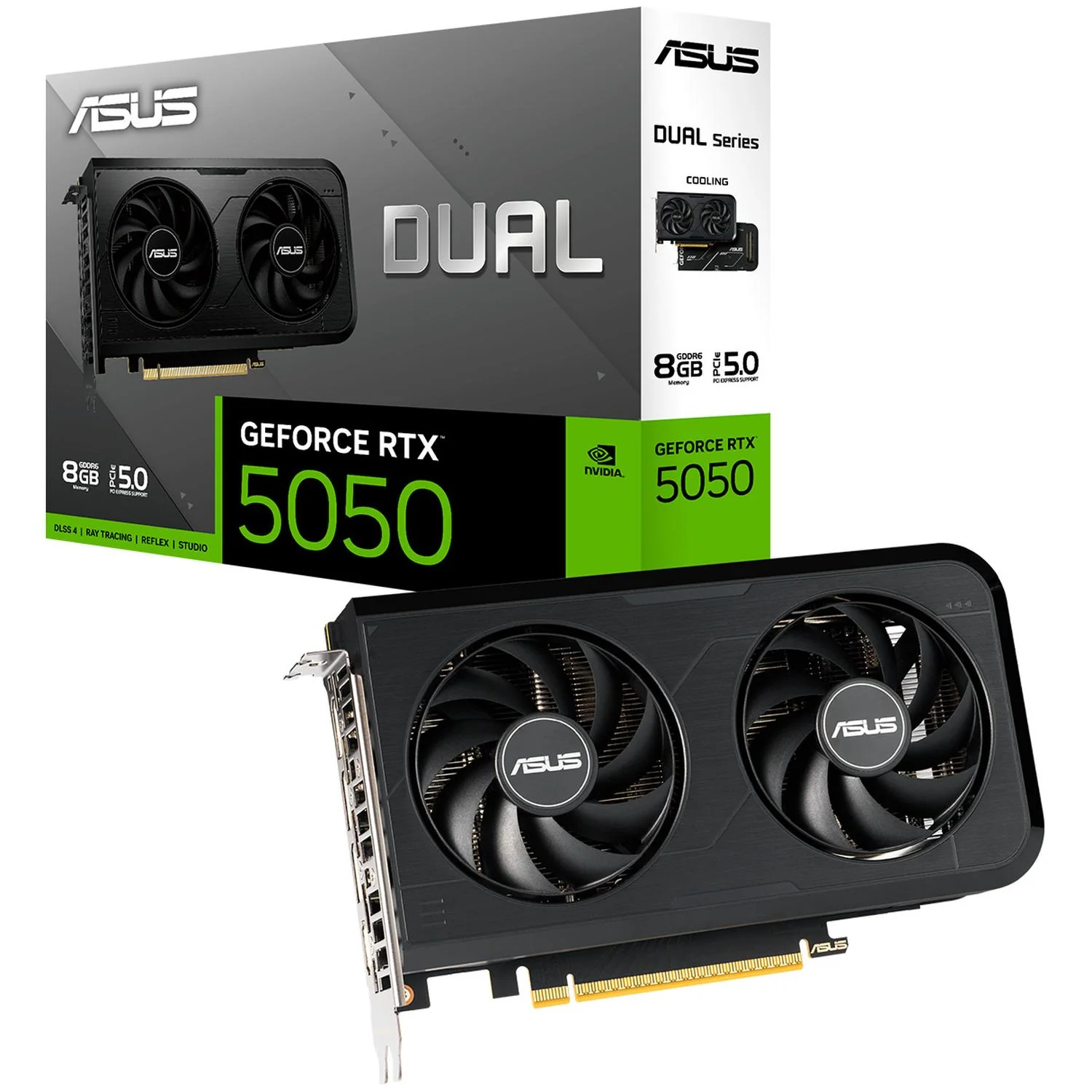 Tarjeta de Video ASUS Dual GeForce RTX 5050 8G GDDR6 DUAL-RTX5050-8G