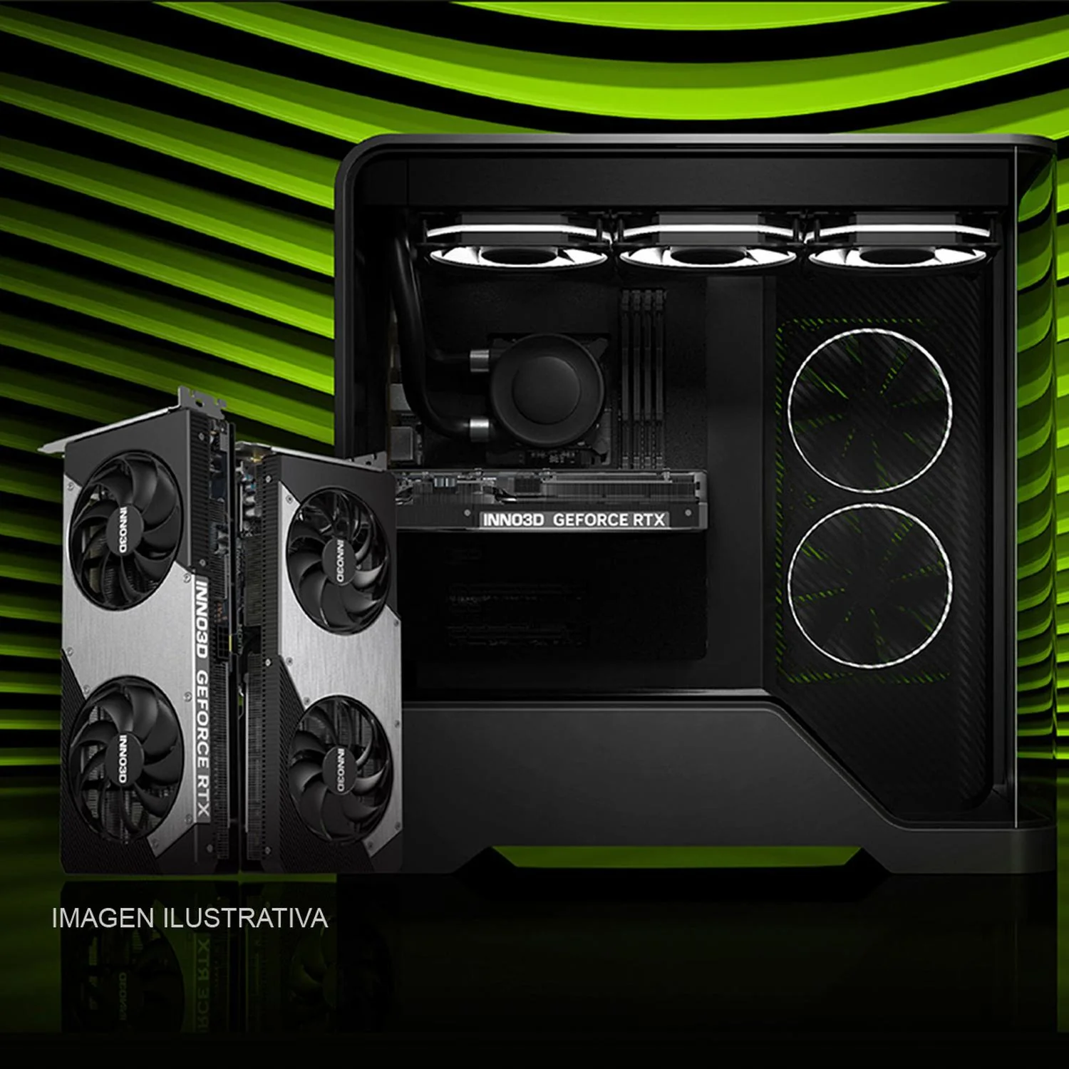 Tarjeta de Video INNO3D NVIDIA GeForce RTX 5060 Ti TWIN X2 OC 16GB GDDR7 N506T2-16D7X-191073N 2 Fan DLSS 4 PCI Express 5.0 IA - Image 3