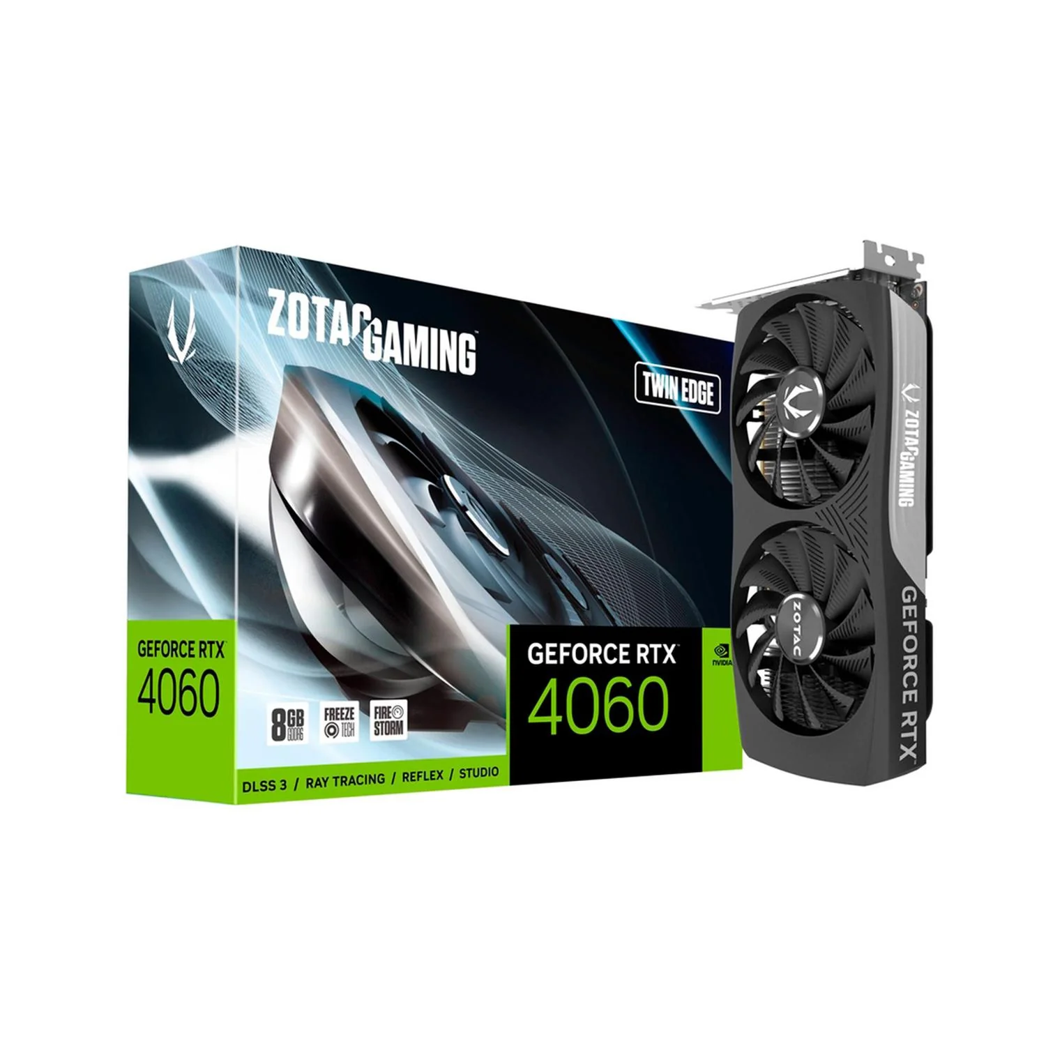 Tarjeta de Video ZOTAC GAMING GeForce RTX 4060 8GB Twin Edge ZT-D40600E-10M