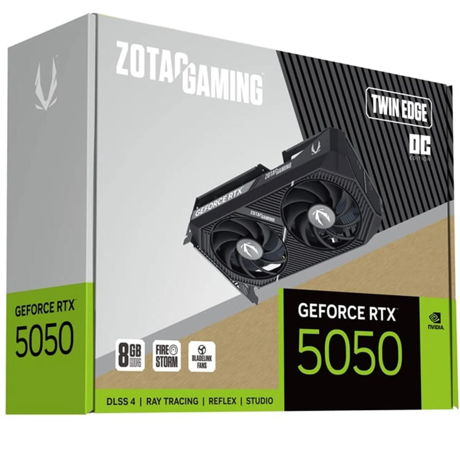 Tarjeta de Video ZOTAC GAMING GeForce RTX 5050 8GB Twin Edge GDDR6 ZT-B50500H-10M 2 Fan DLSS 4 PCI Express 5.0 - Image 6