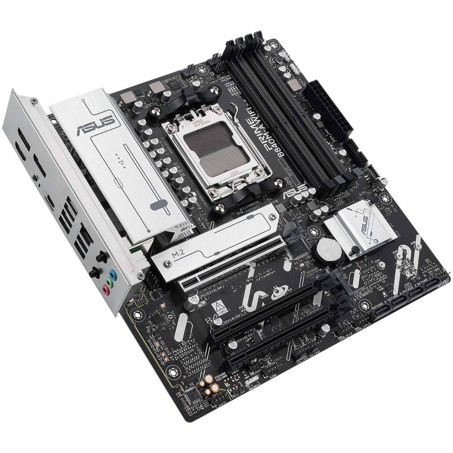 Tarjeta Madre ASUS PRIME B840M-A WIFI AM5 4x DDR5 3x M.2 PCle 4.0 USB-C WIFI 6E BT 5.3 Micro ATX - Image 5