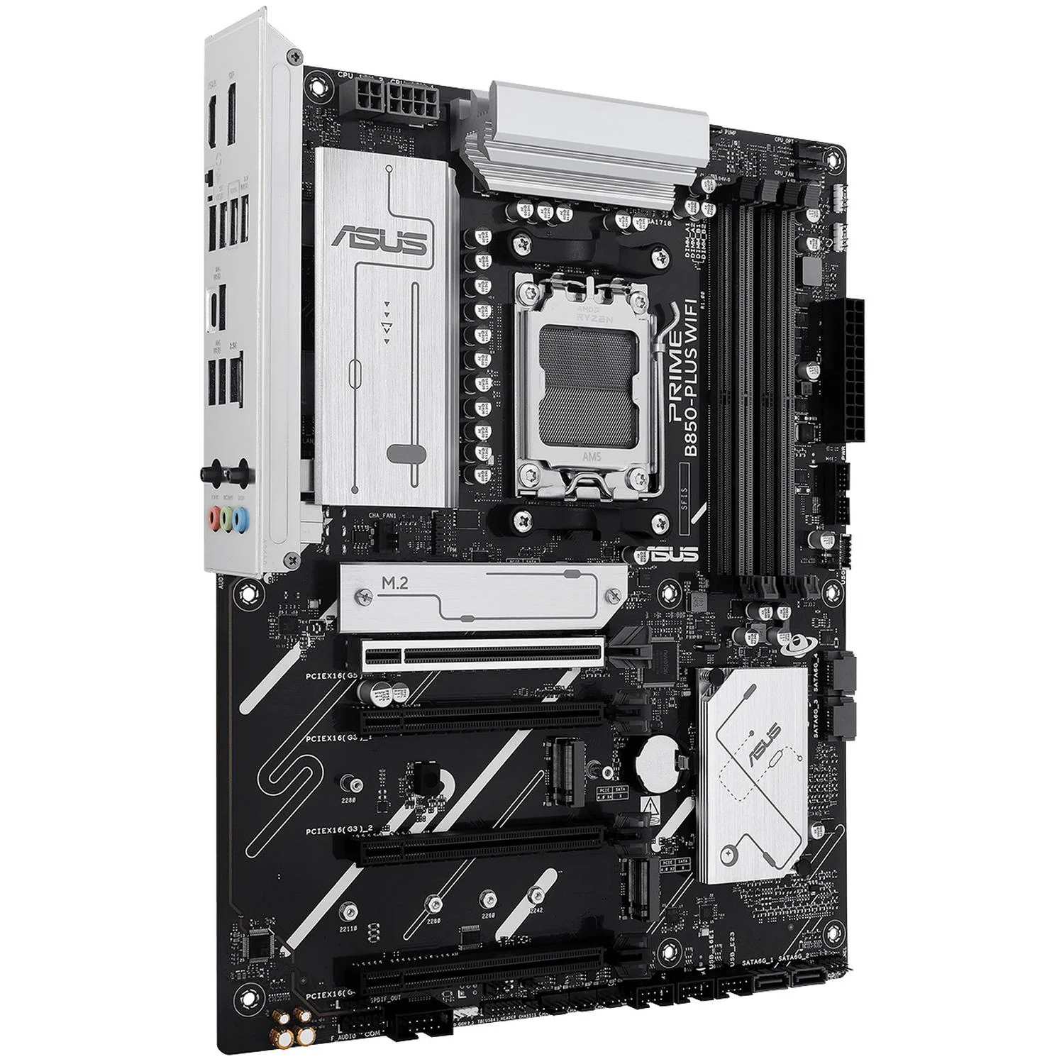 Tarjeta Madre ASUS PRIME B850-PLUS WIFI AM5 4x DDR5 3x M.2 PCIe 5.0 USB-C WiFi 6E BT 5.3 ATX - Image 3