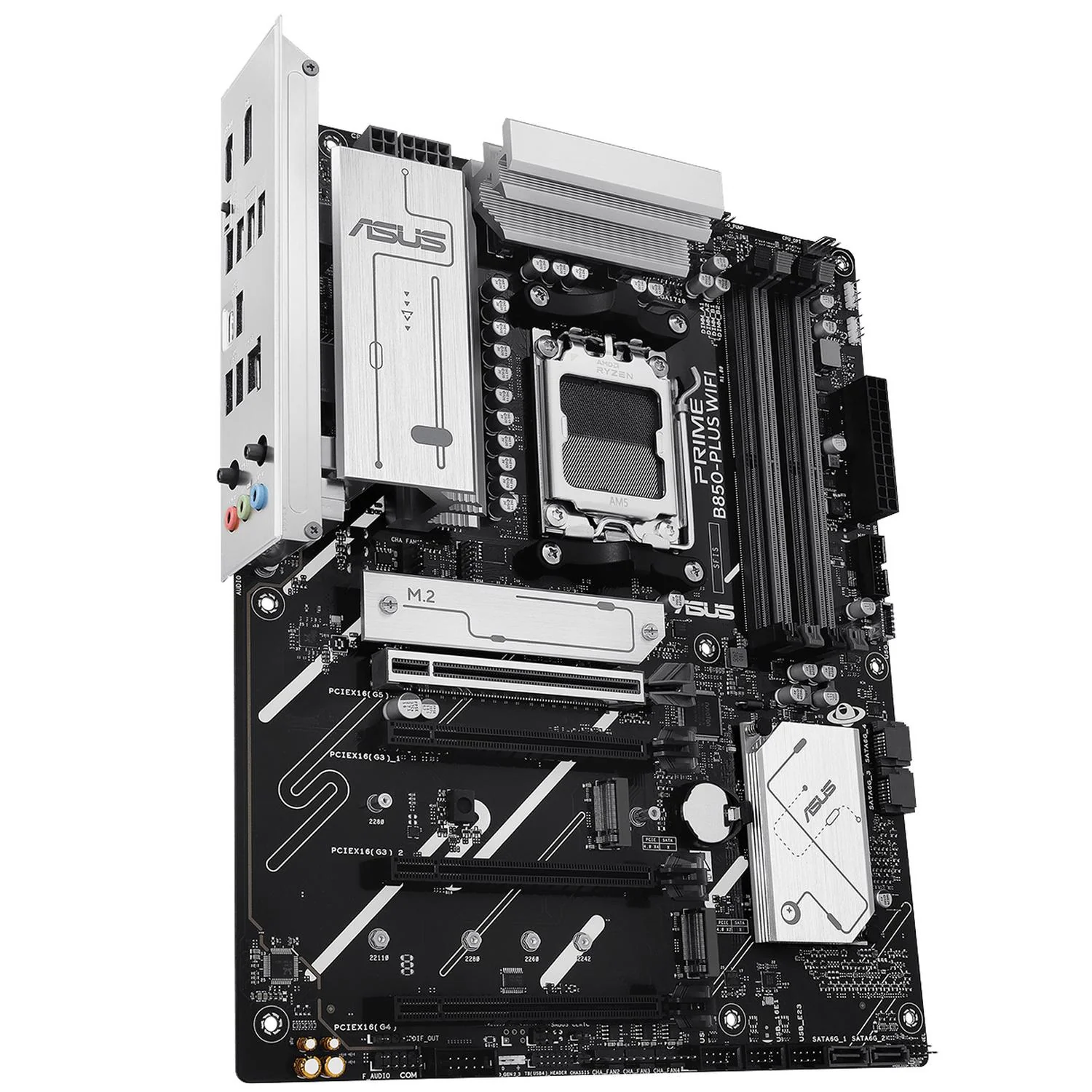 Tarjeta Madre ASUS PRIME B850-PLUS WIFI AM5 4x DDR5 3x M.2 PCIe 5.0 USB-C WiFi 6E BT 5.3 ATX - Image 5