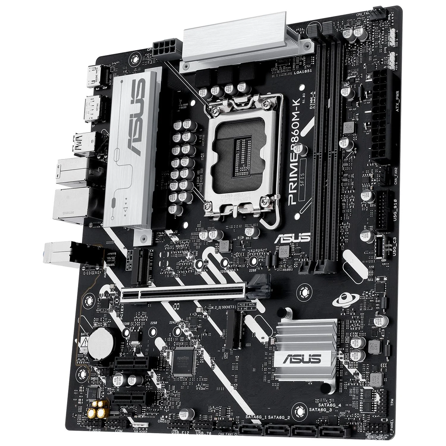Tarjeta Madre ASUS PRIME B860M-K LGA 1851 2x DDR5 2x M.2 PCIe 4.0 USB-C Micro ATX - Image 4