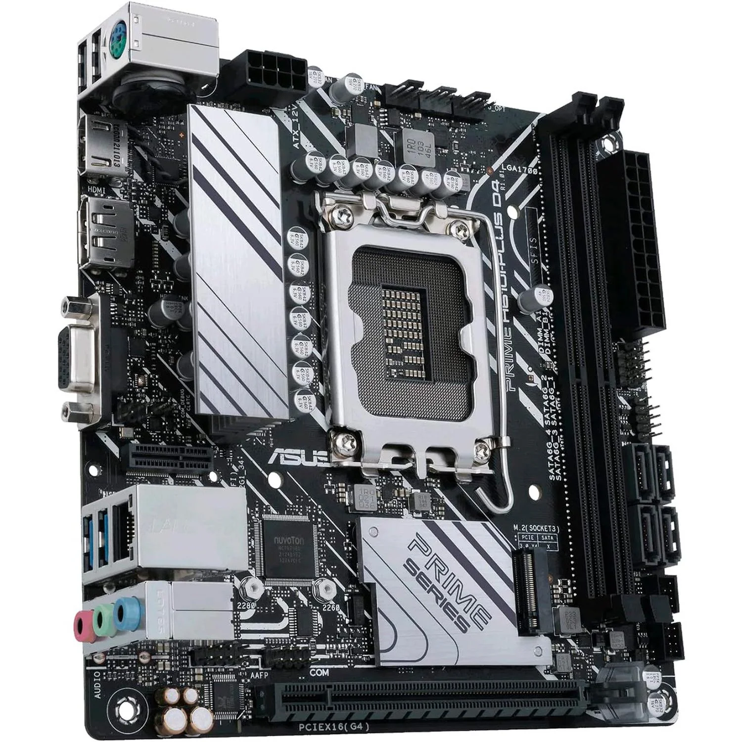Tarjeta Madre ASUS PRIME H610I-PLUS D4-CSM 1700 2x DDR4 1x M.2 PCIe 4.0 Mini ITX - Image 3