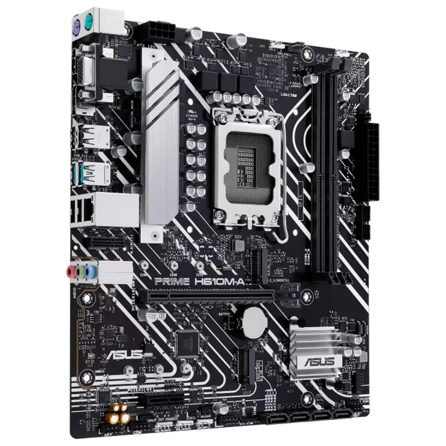 Tarjeta Madre ASUS PRIME H610M-A-CSM LGA 1700 2x DDR5 2x M.2 PCIe 4.0 Micro ATX - Image 3