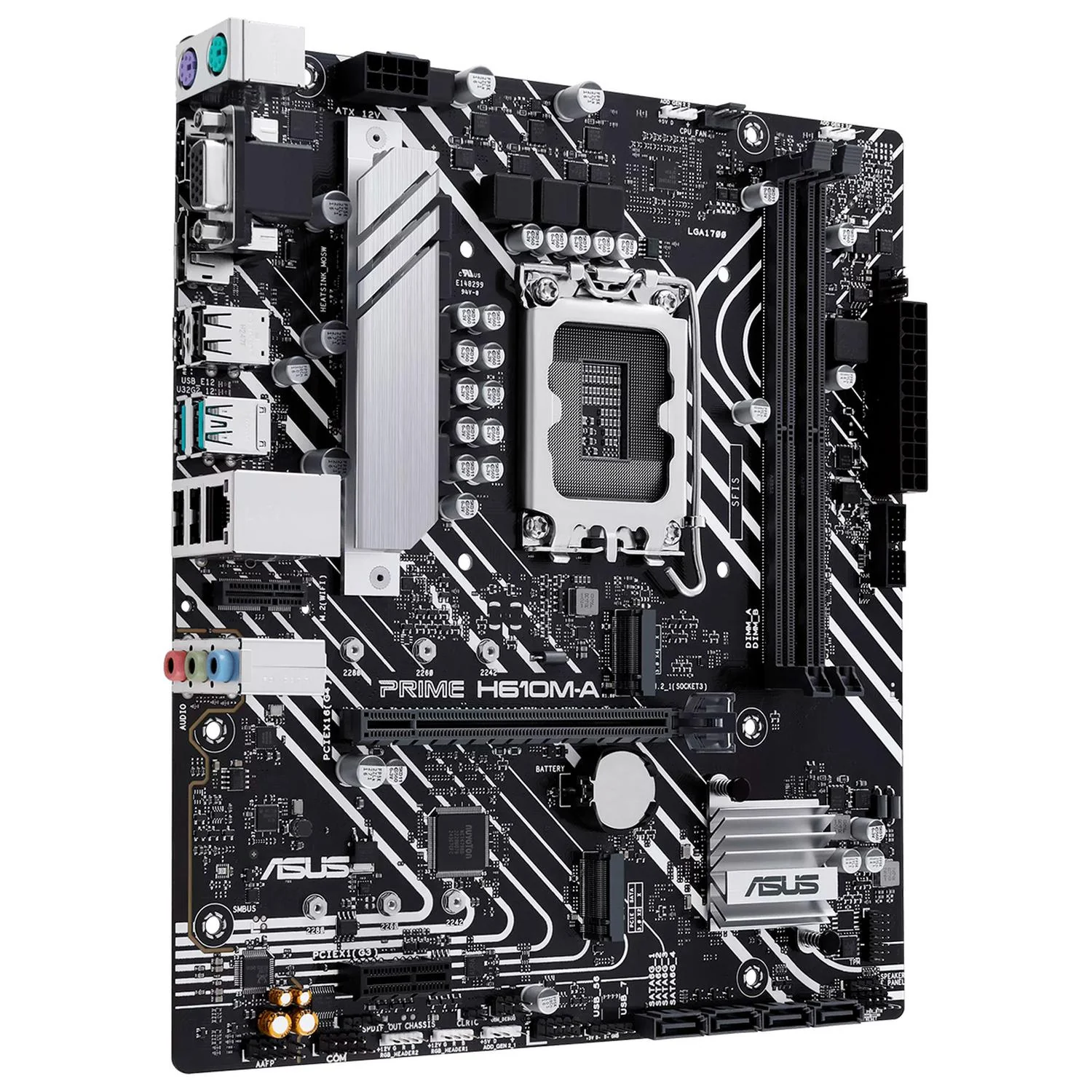 Tarjeta Madre ASUS PRIME H610M-A LGA 1700 2x DDR5 2x M.2 PCIe 4.0 Micro ATX - Image 3