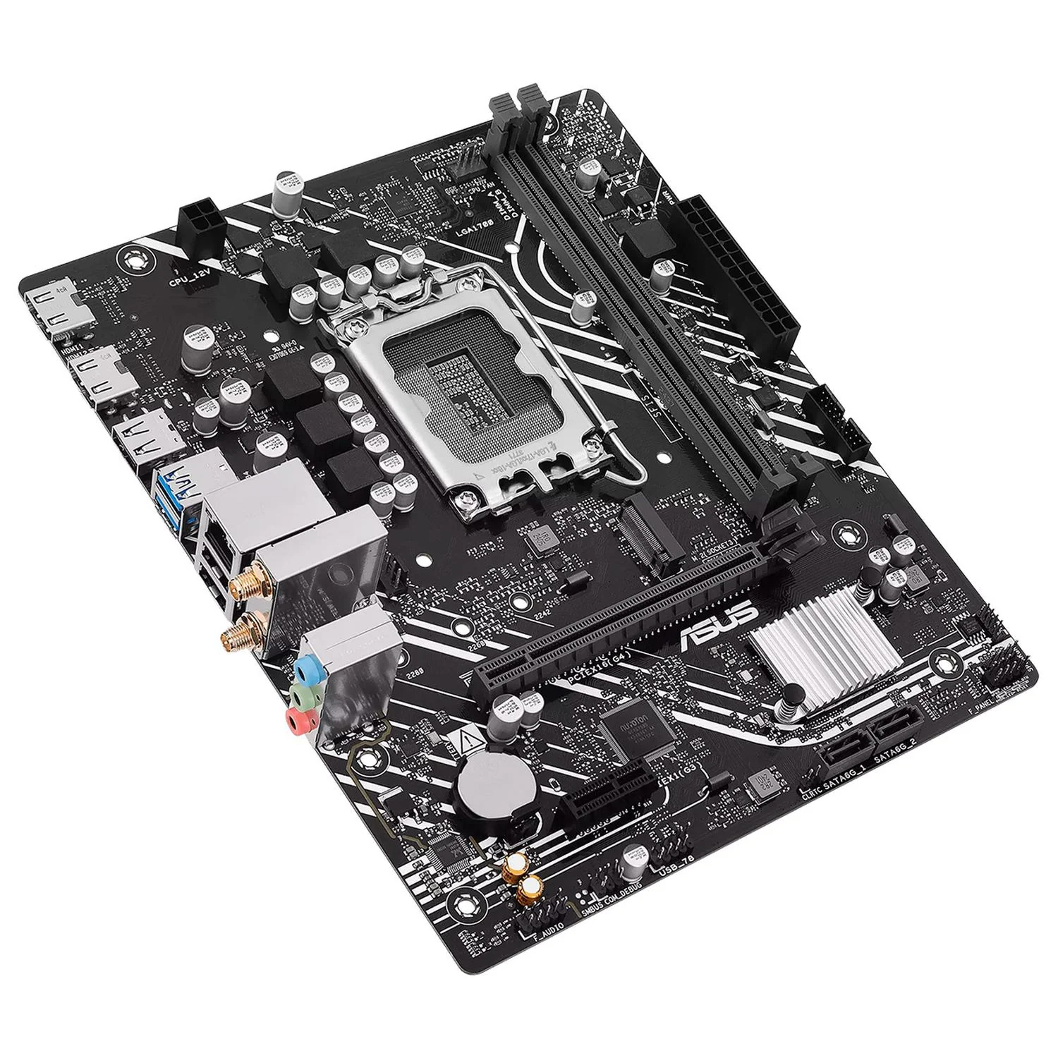 Tarjeta Madre ASUS PRIME H610M-F WIFI D4 LGA 1700 2x DDR4 1x M.2 PCIe 4.0 WiFI 6 BT 5.3 Micro ATX - Image 5