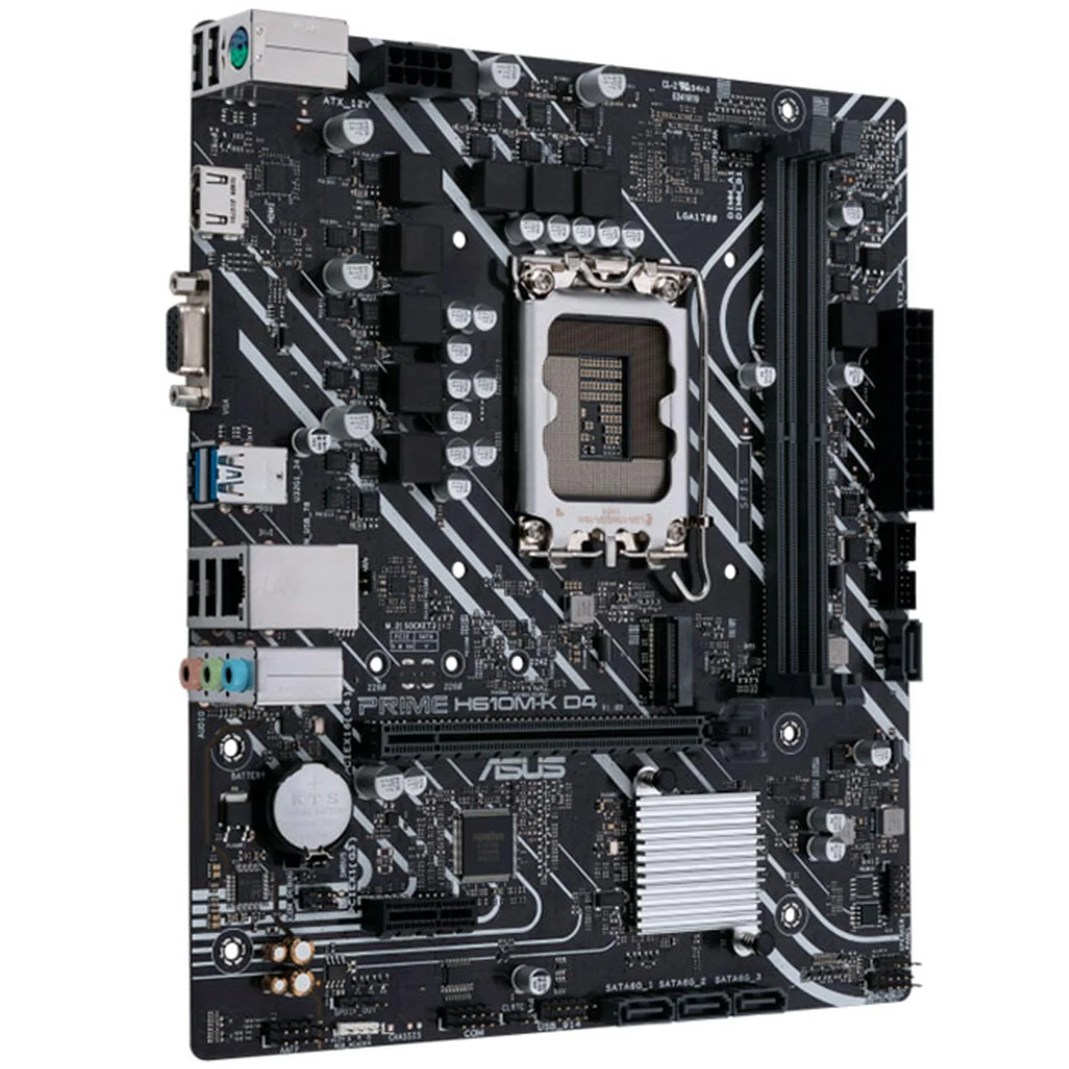 Tarjeta Madre ASUS PRIME H610M-K Intel 1700 DDR4 Micro ATX - Image 2