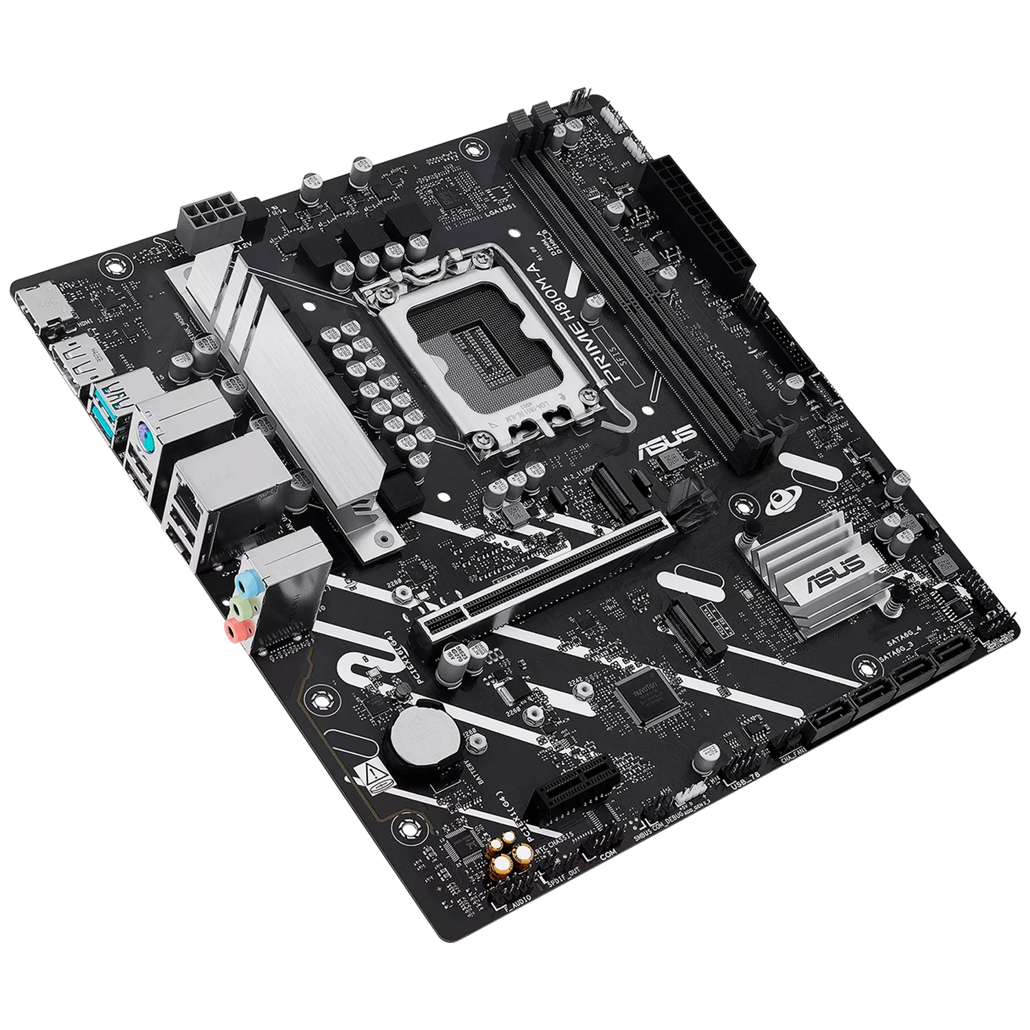 Tarjeta Madre ASUS PRIME H810M-A LGA 1851 2x DDR5 2x M.2 PCIe 4.0 USB-C Micro ATX - Image 4