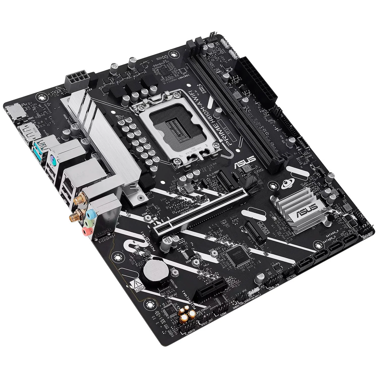 Tarjeta Madre ASUS PRIME H810M-A WIFI-CSM LGA 1851 2x DDR5 2x M.2 PCIe 4.0 WiFi 6 BT 5.3 Micro ATX - Image 4