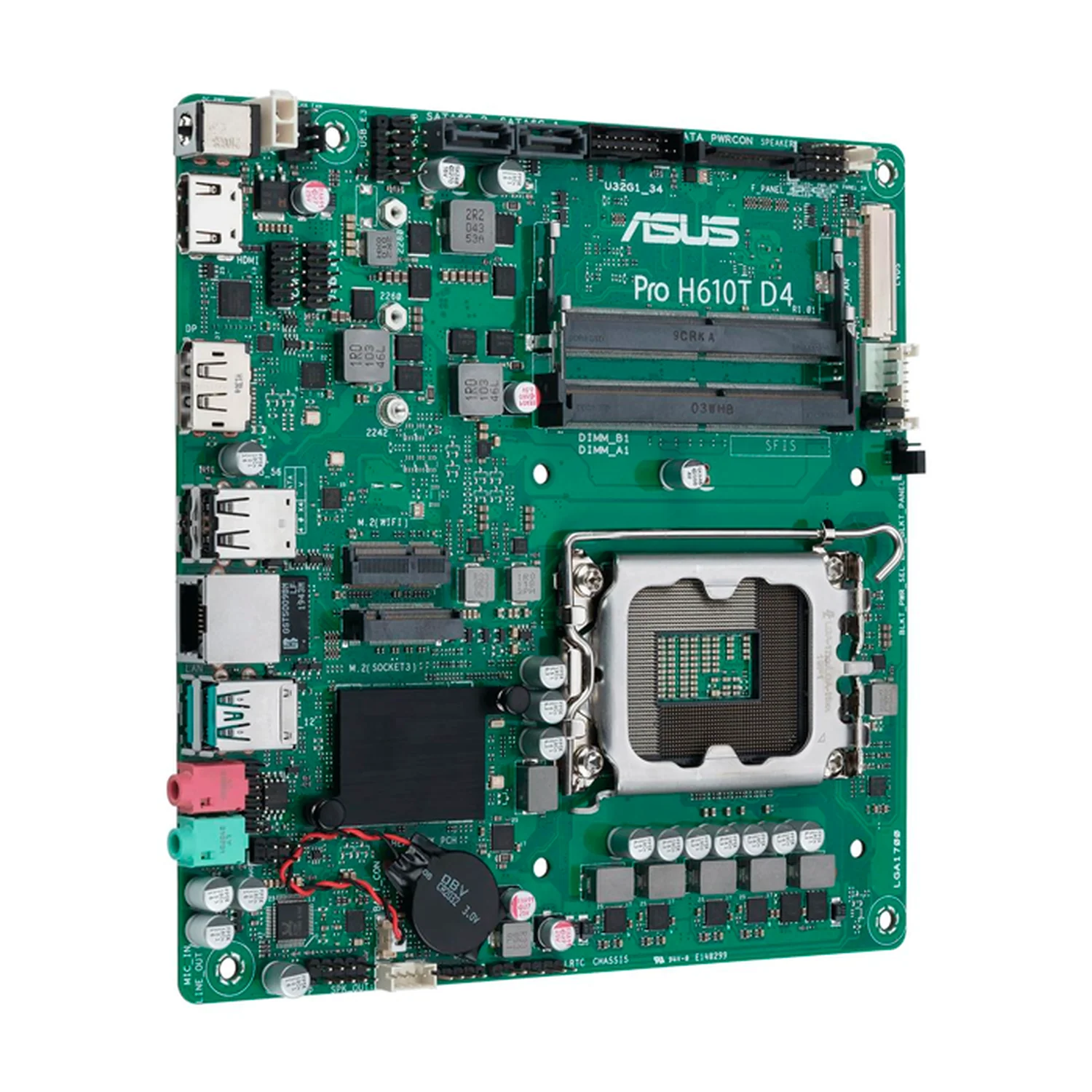 Tarjeta Madre ASUS PRO H610T D4-CSM Intel LGA1700 DDR4 Mini ITX - Image 3