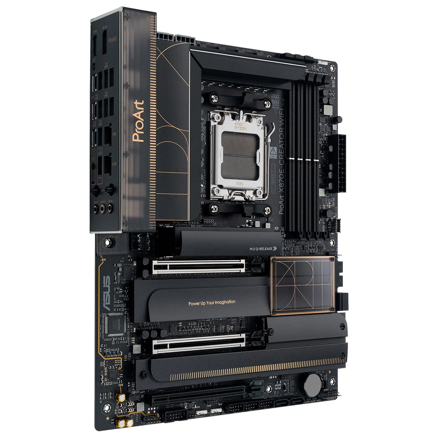 Tarjeta Madre ASUS PROART X870E-CREATOR WIFI AM5 4x DDR5 4x M.2 PCIe 5.0 USB-C WIFI 7 BT 5.4 ATX - Image 3