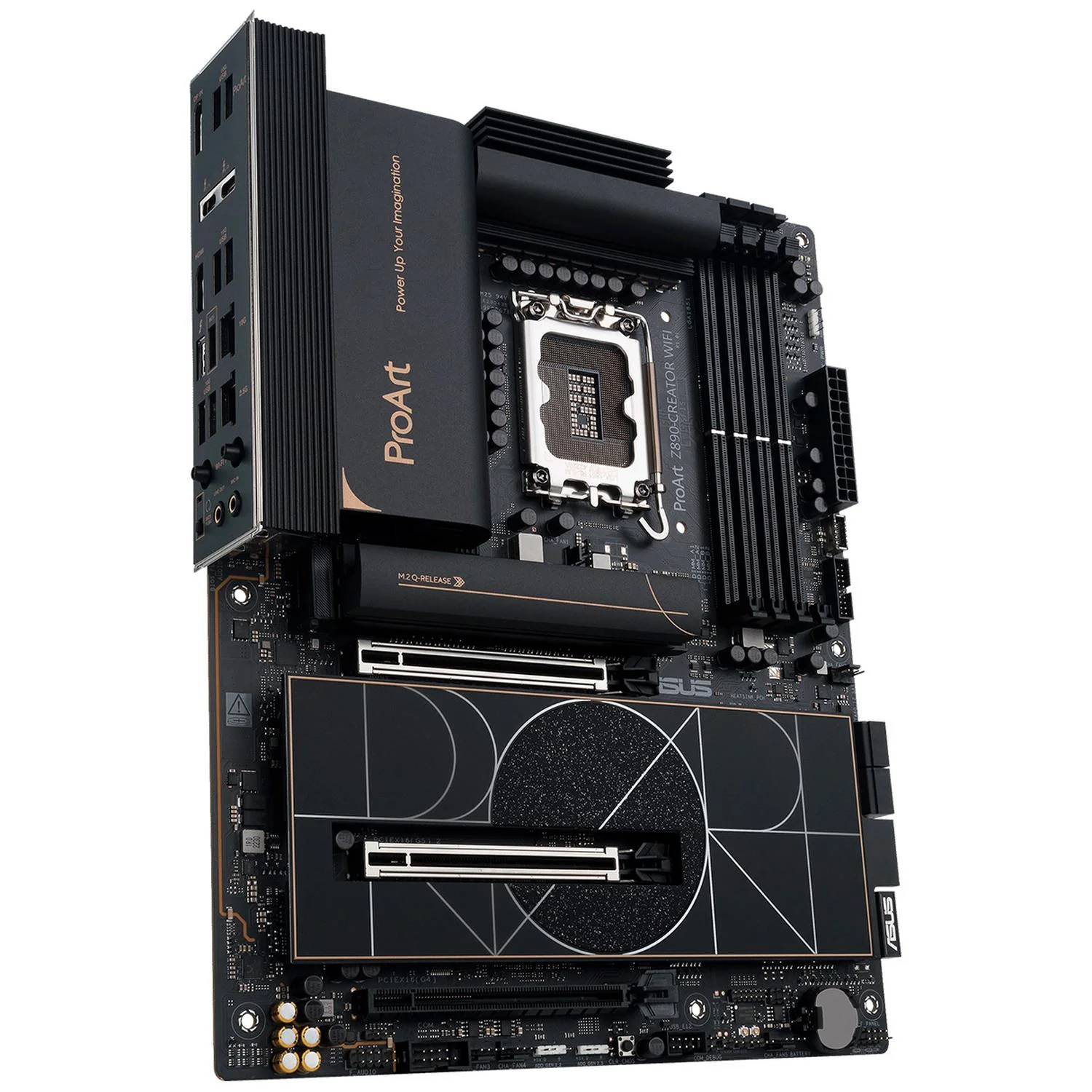 Tarjeta Madre ASUS PROART Z890-CREATOR WIFI LGA 1851 4x DDR5 5x M.2 PCIe 5.0 USB-C WIFI 7 BT 5.4 ATX - Image 3