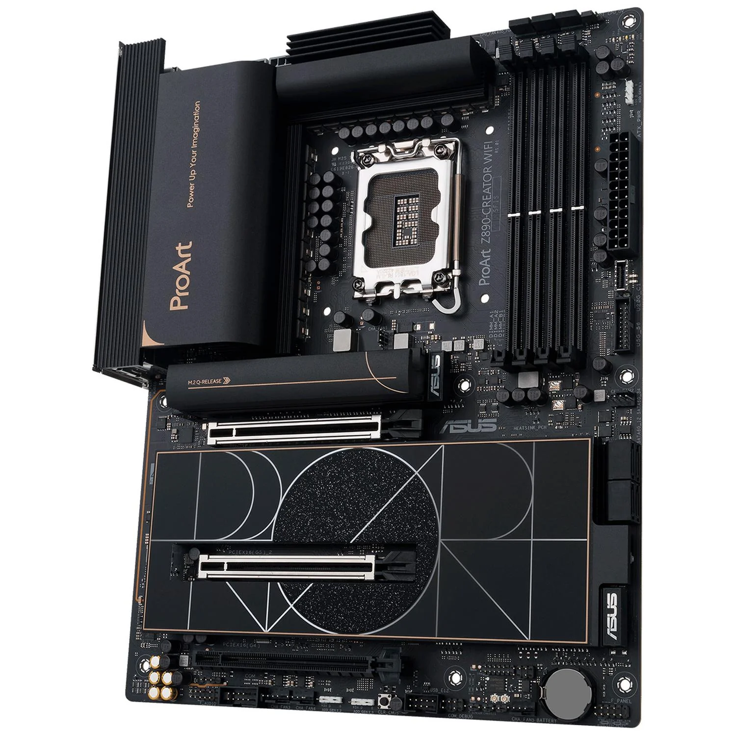 Tarjeta Madre ASUS PROART Z890-CREATOR WIFI LGA 1851 4x DDR5 5x M.2 PCIe 5.0 USB-C WIFI 7 BT 5.4 ATX - Image 4