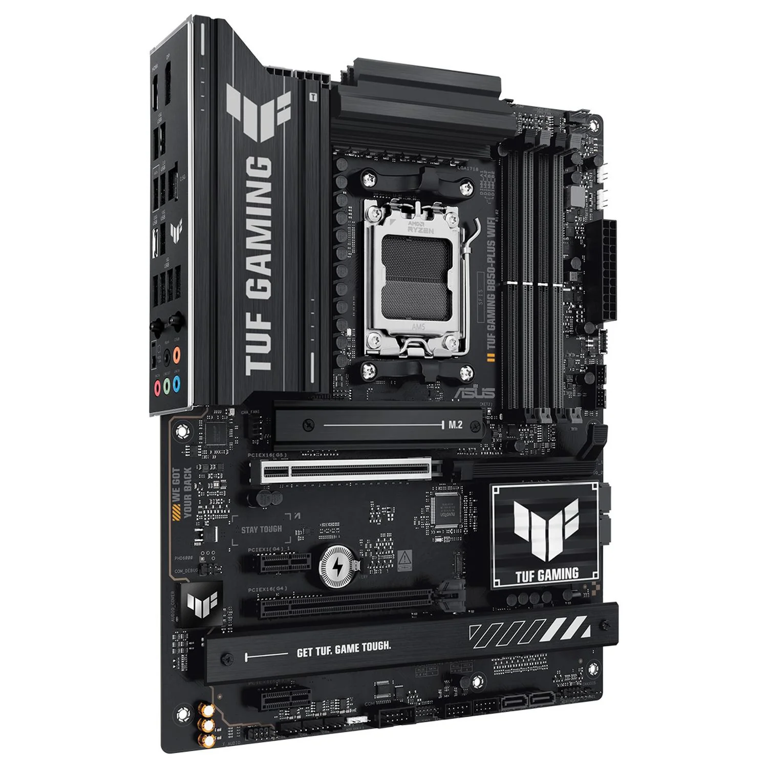 Tarjeta Madre ASUS TUF GAMING B850-PLUS WIFI AM5 4x DDR5 3x M.2 PCIe 5.0 USB-C WIFI 7 BT 5.4 ATX - Image 3