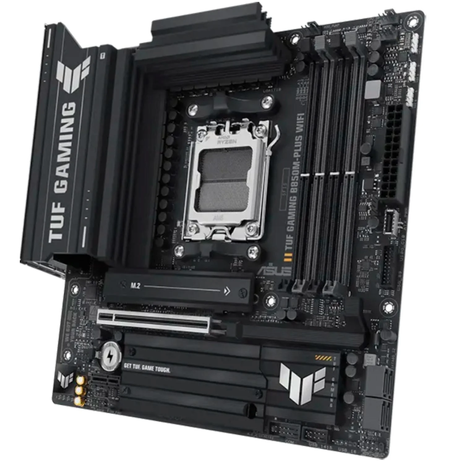 Tarjeta Madre ASUS TUF GAMING B850M-PLUS WIFI AM5 4x DDR5 3x M.2 PCIe 5.0 USB-C WIFI 6E BT 5.3 Micro - Image 3