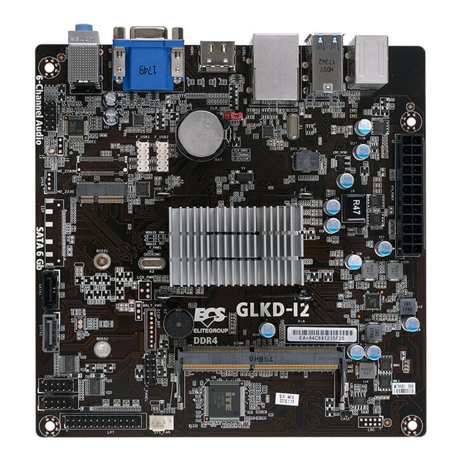Tarjeta Madre ECS GLKD-I2 N4020 Gimini Lake 1x DDR4 SO-DIMM 1x M.2 Mini ITX 89-206-MJ9315 - Image 3