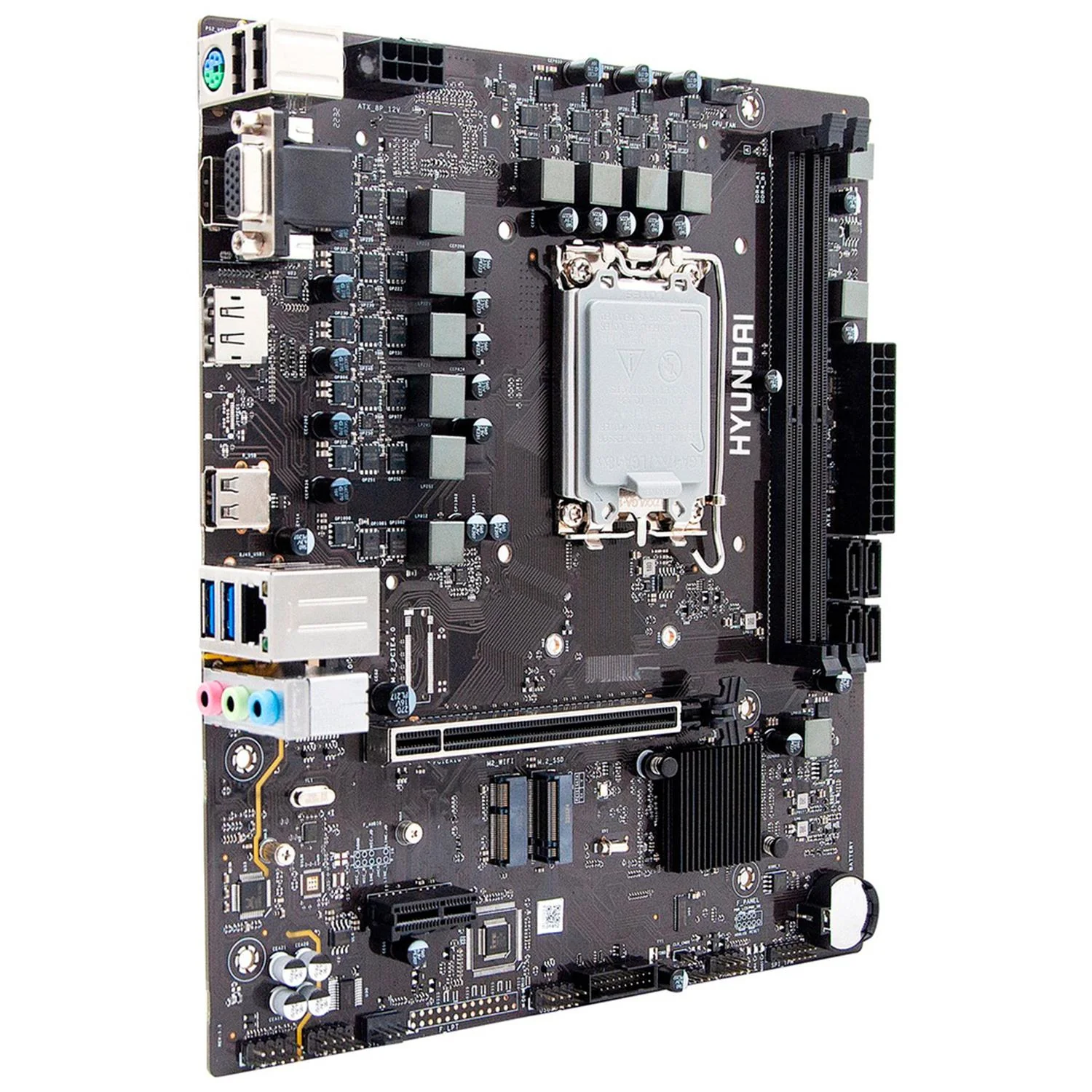 Tarjeta Madre HYUNDAI H610A Pro Series LGA 1700 2x DDR4 2x M.2 PCIe 4.0 Micro ATX - Image 2