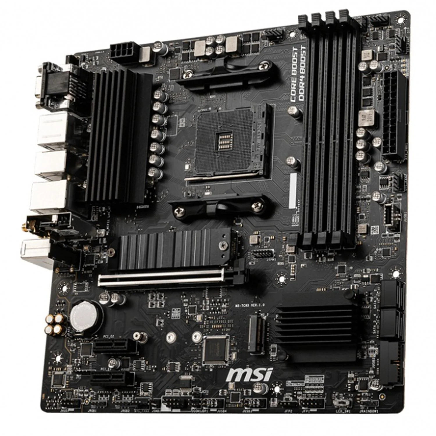 Tarjeta Madre MSI B550M PRO-VDH WIFI AM4 4x DDR4 2x M.2 PCIe 3.0 BT 4.2 USB-C Micro ATX - Image 3