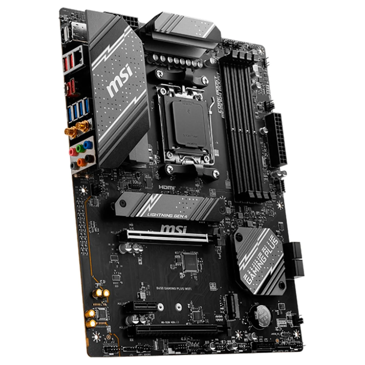 Tarjeta Madre MSI B650 GAMING PLUS WIFI AM5 4x DDR5 2x M.2 PCIe 5.0 USB-C ATX - Image 4