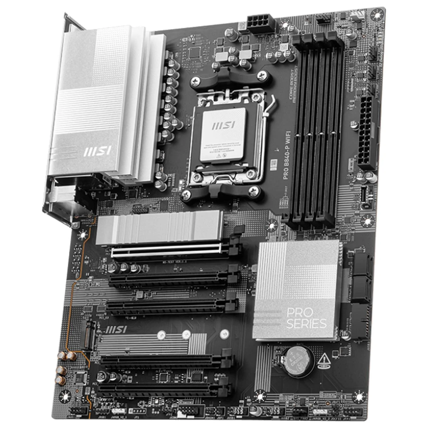 Tarjeta Madre MSI PRO B840-P WIFI AM5 4x DDR5 2x M.2 PCIe 4.0 USB-C WIFI 7 BT 5.4 ATX - Image 4