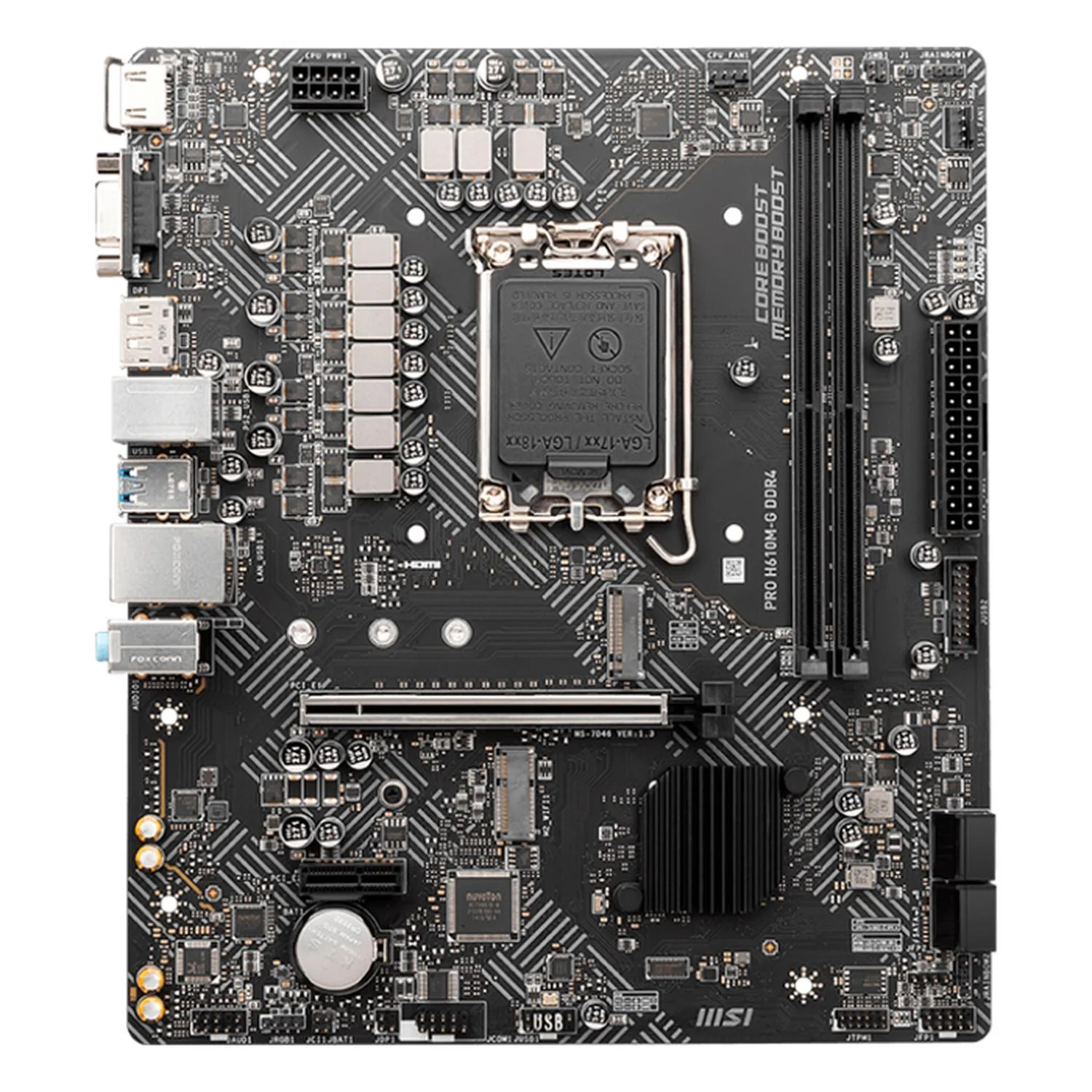 Tarjeta Madre MSI PRO H610M-G DDR4 LGA 1700 2x DDR4 1x M.2 PCIe 3.0 Micro ATX - Image 3
