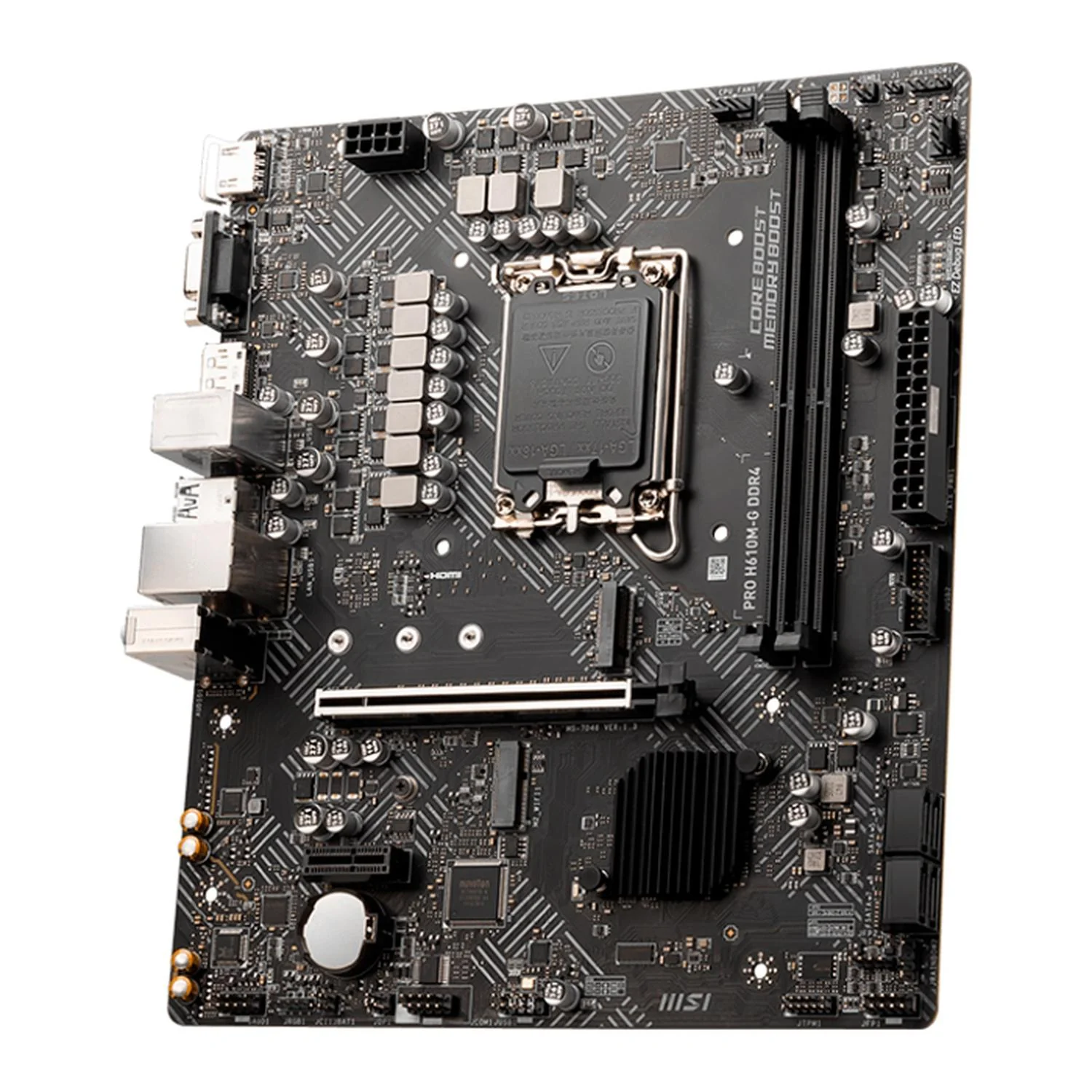 Tarjeta Madre MSI PRO H610M-G DDR4 LGA 1700 2x DDR4 1x M.2 PCIe 3.0 Micro ATX - Image 4