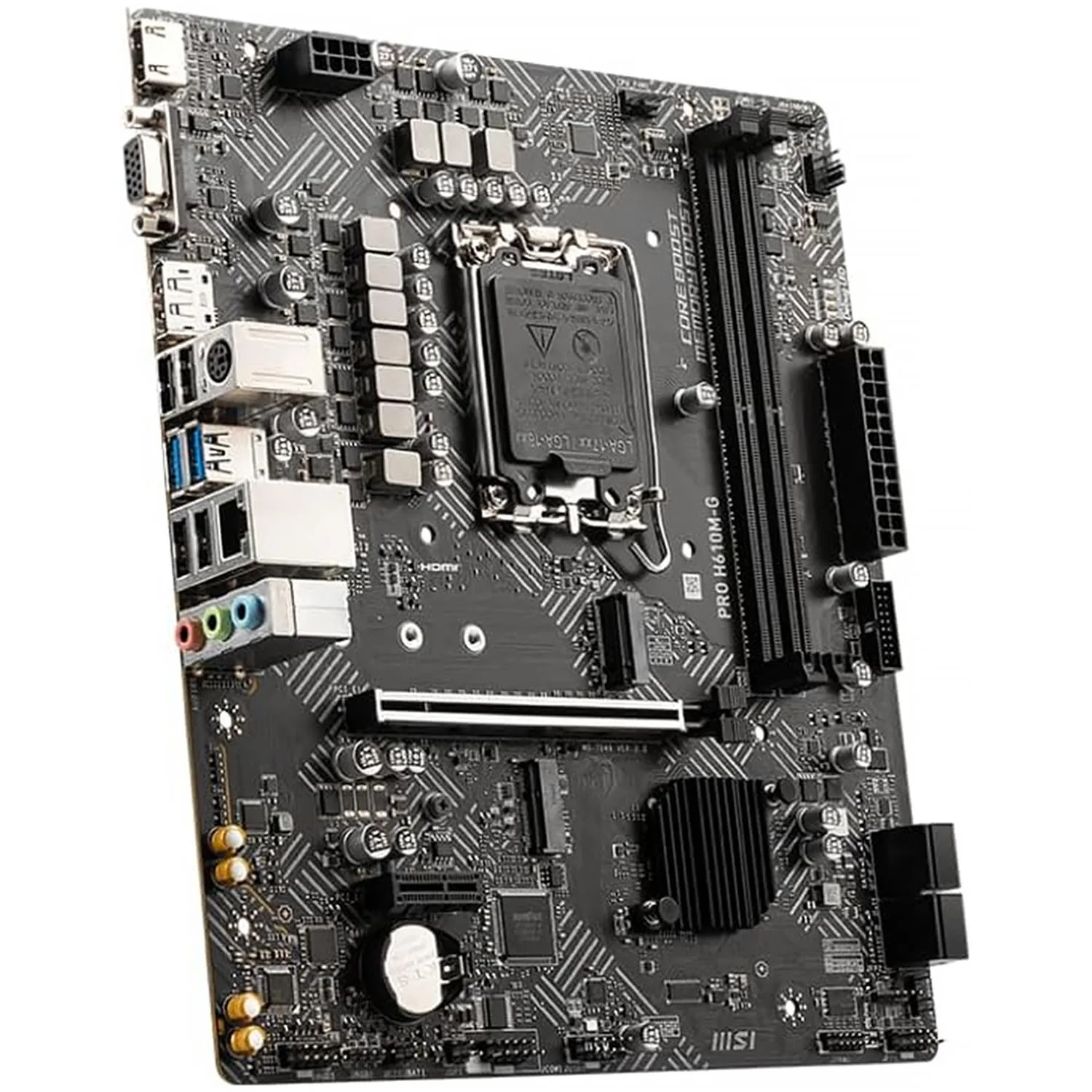 Tarjeta Madre MSI PRO H610M-G LGA 1700 2x DDR5 M.2 PCIe 4.0 Micro ATX - Image 4