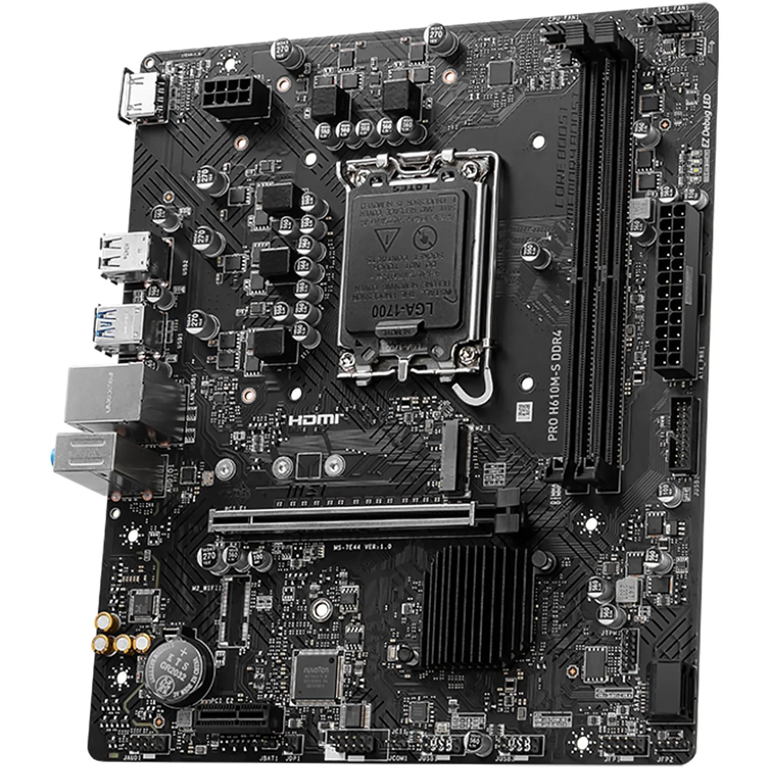 Tarjeta Madre MSI PRO H610M-S DDR4 LGA 1700 2x DDR4 1x M.2 PCIe 4.0 Micro ATX - Image 4
