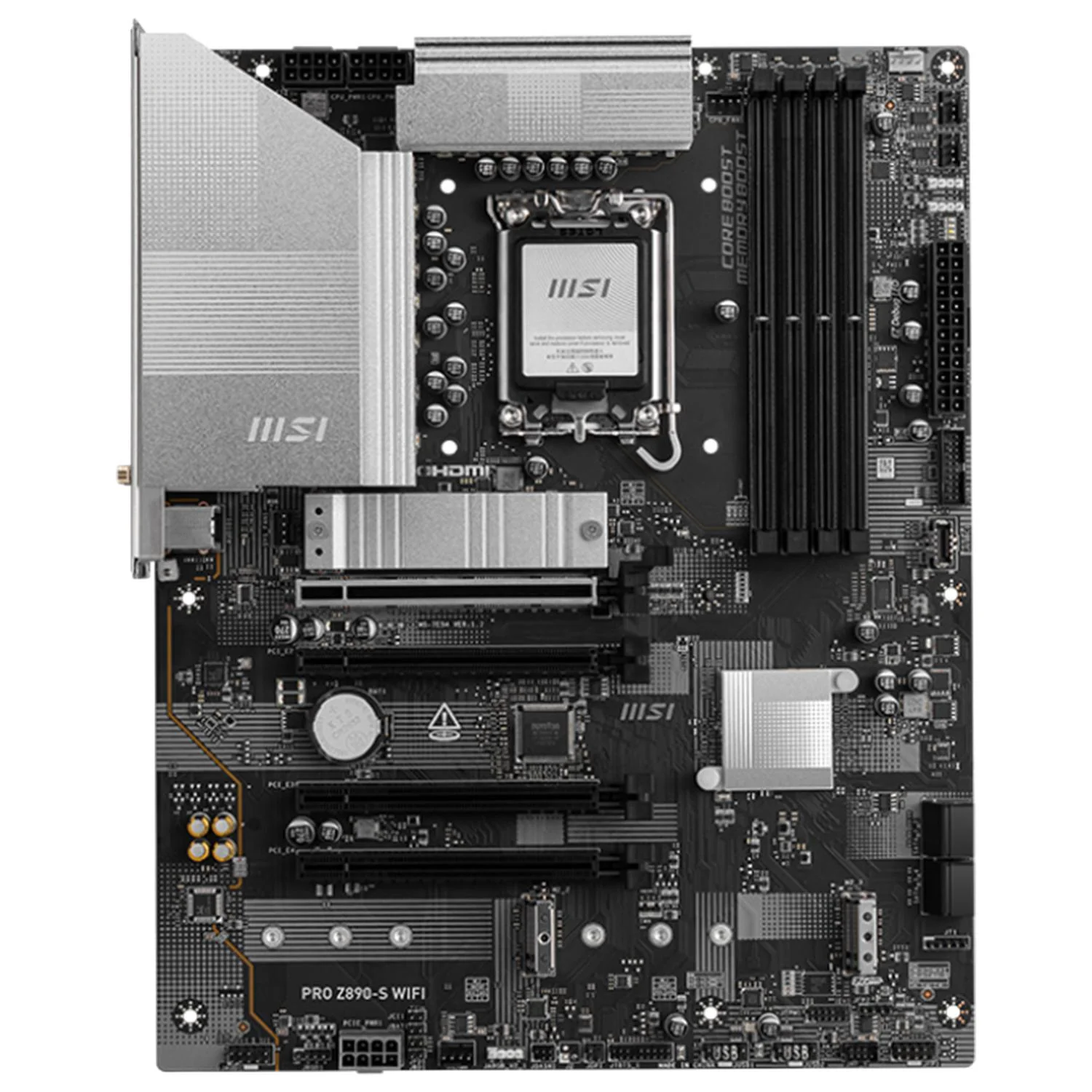 Tarjeta Madre MSI PRO Z890-S WIFI BLACK LGA 1851 4x DDR5 3x M.2 PCIe 5.0 USB-C WIFI 7 BT 5.4 ATX - Image 2
