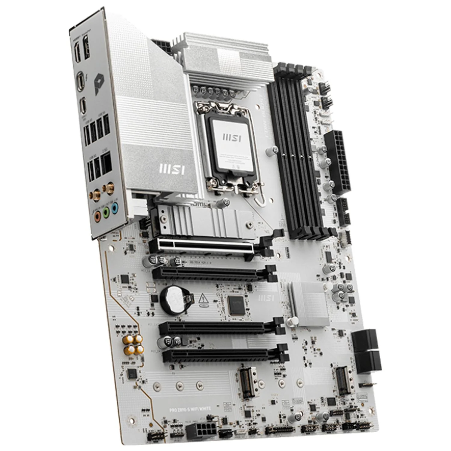 Tarjeta Madre MSI PRO Z890-S WIFI WHITE LGA 1851 4x DDR5 3x M.2 PCIe 5.0 USB-C WIFI 7 BT 5.4 ATX - Image 4