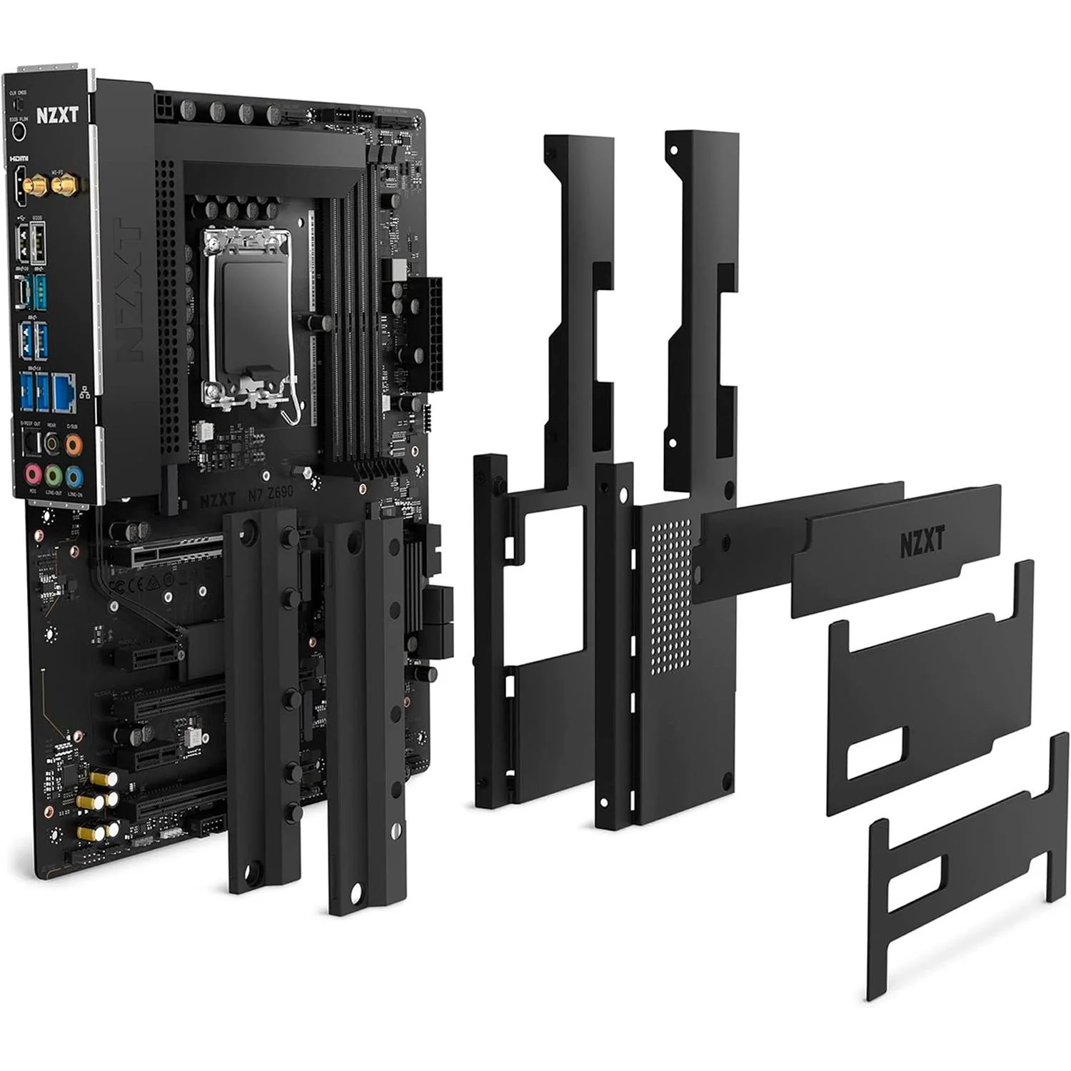 Tarjeta Madre NZXT N7 Z690 LGA 1700 4x DDR4 3x M.2 PCIe 4.0 USB-C WIFI 6E BT 5.2 ATX N7-Z69XT-B1 - Image 5