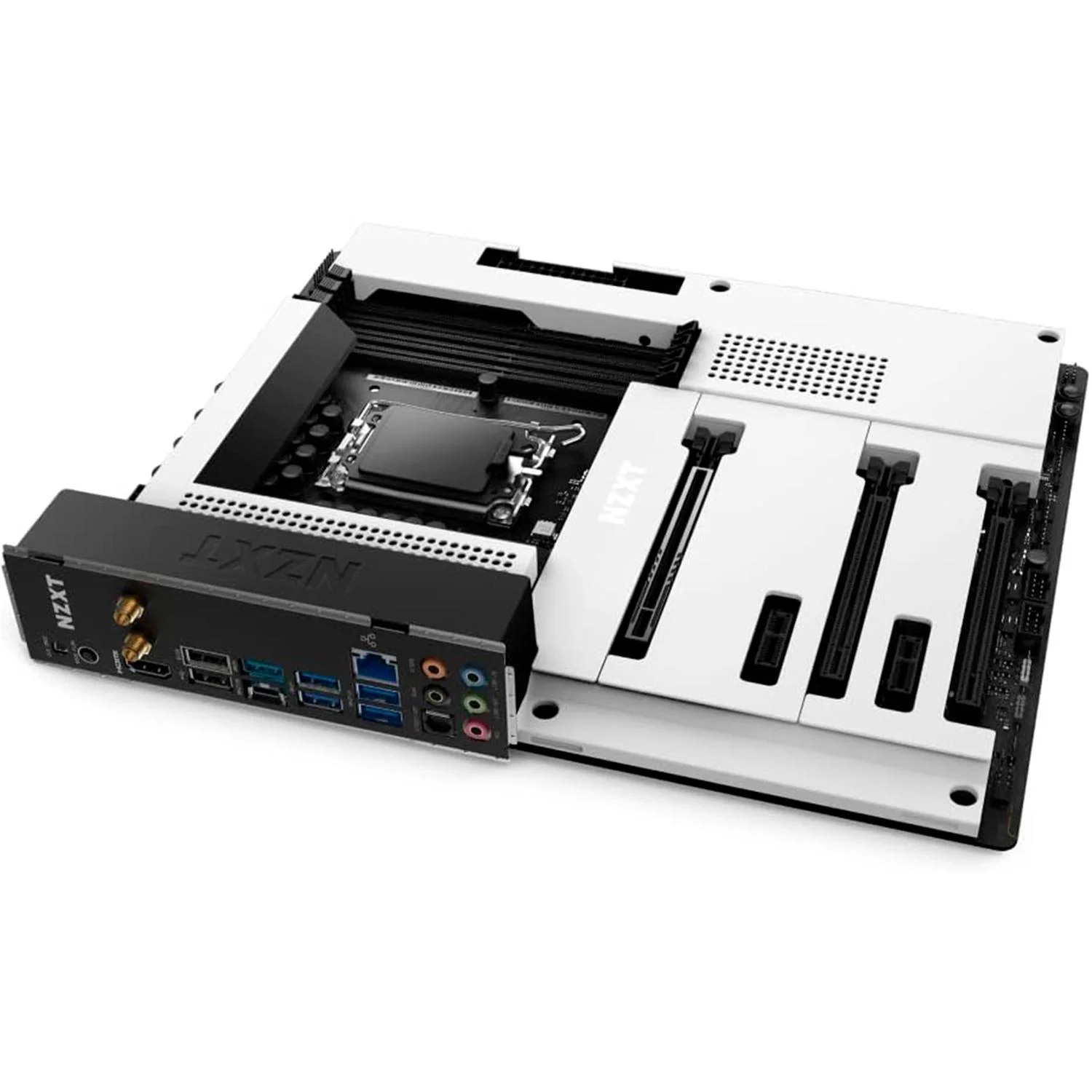 Tarjeta Madre NZXT N7 Z690 LGA 1700 4x DDR4 3x M.2 PCIe 4.0 USB-C WIFI 6E BT 5.2 ATX N7-Z69XT-W1 - Image 2