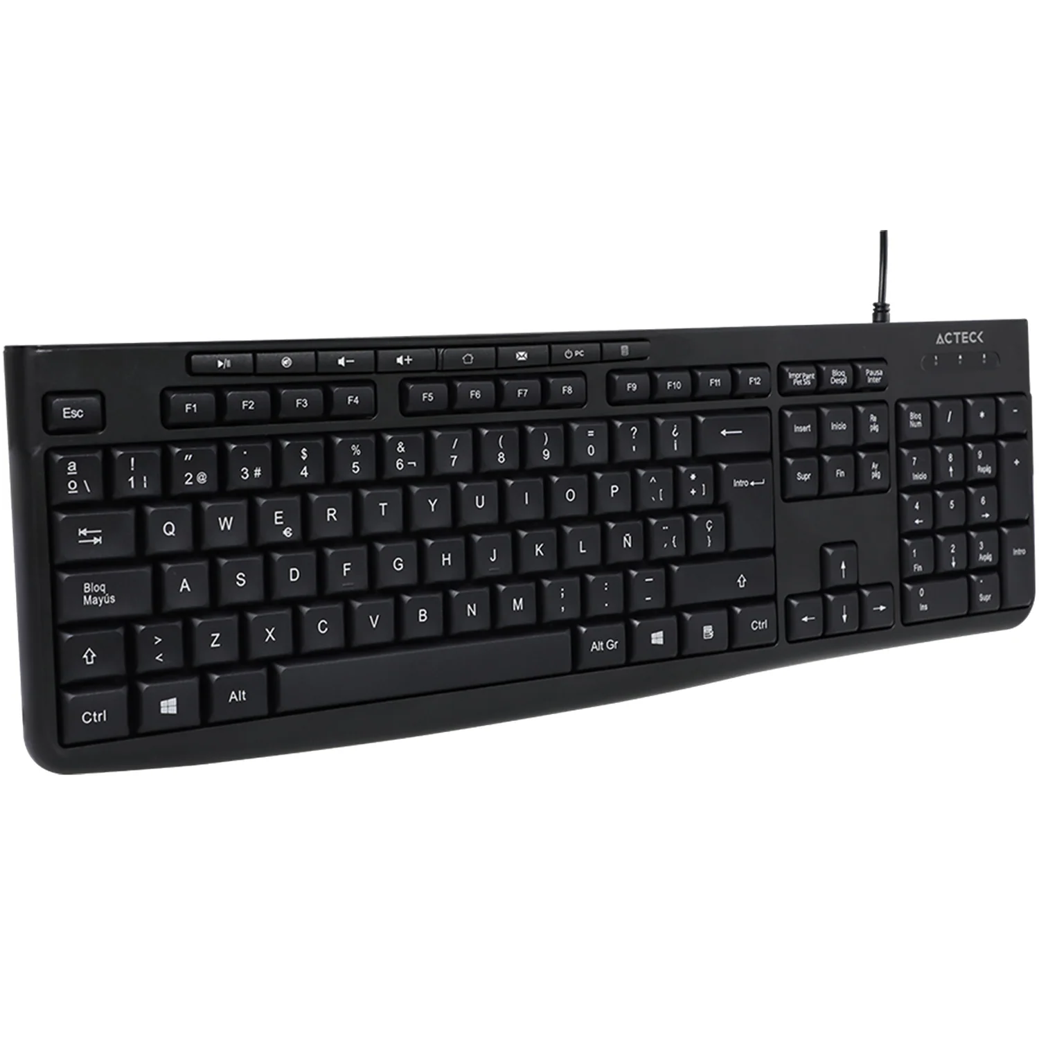 Teclado ACTECK INSPIRE PRIME TA222 Membrana Negro AC-940146 - Image 2